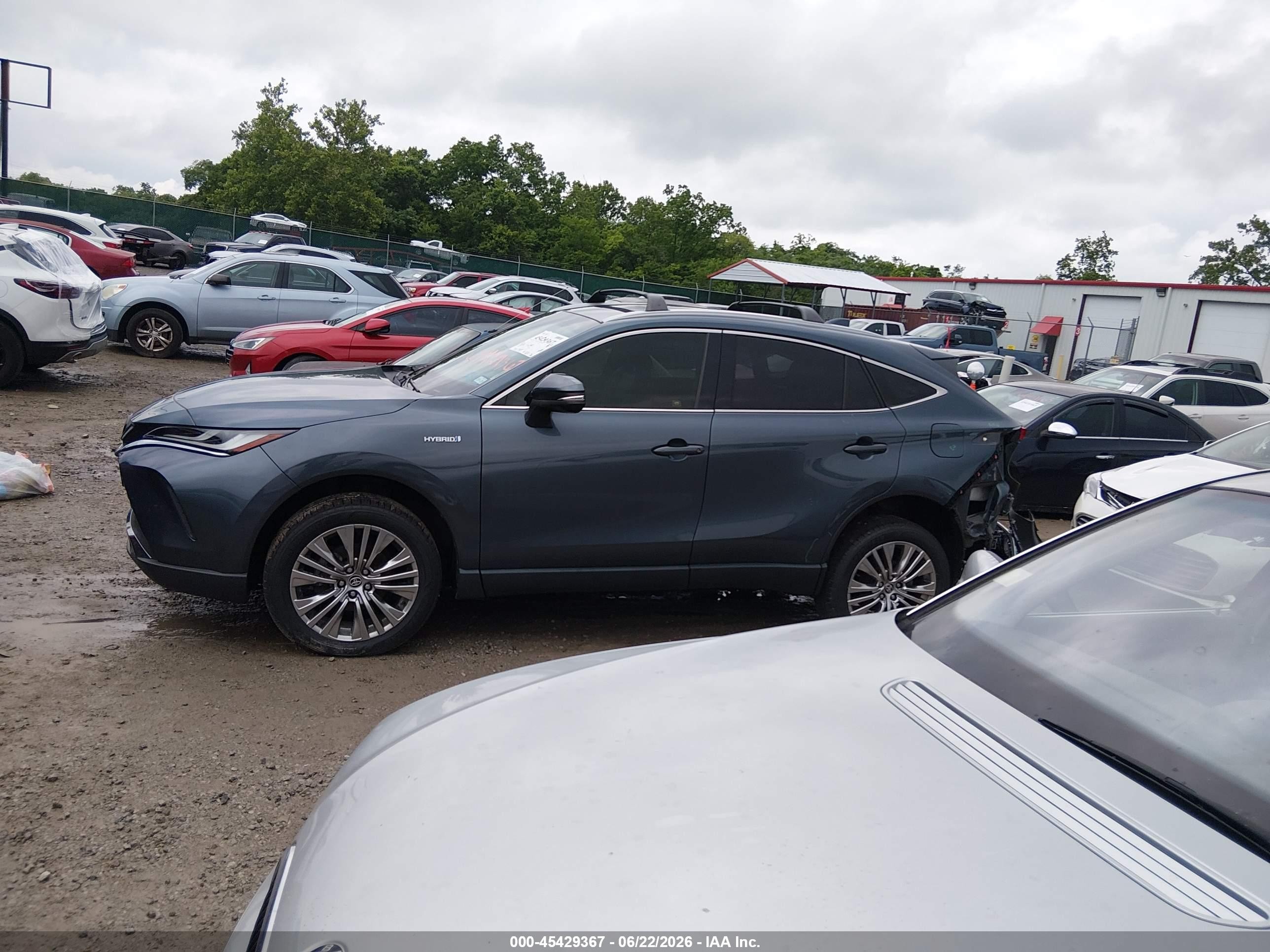 2021 Toyota Venza Xle Синий vin: JTEAAAAH2MJ006776