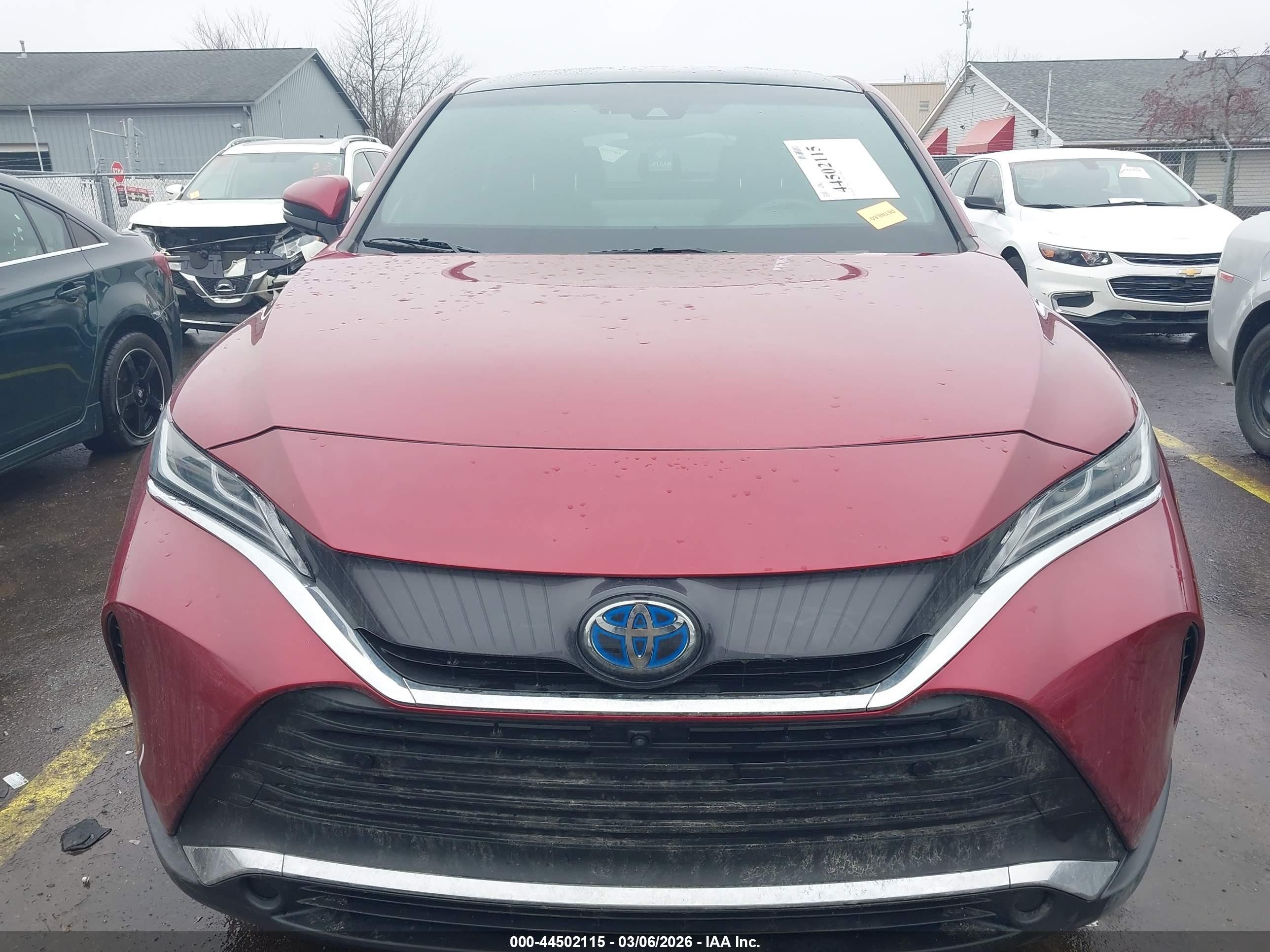 2021 Toyota Venza Limited Red vin: JTEAAAAH4MJ066445