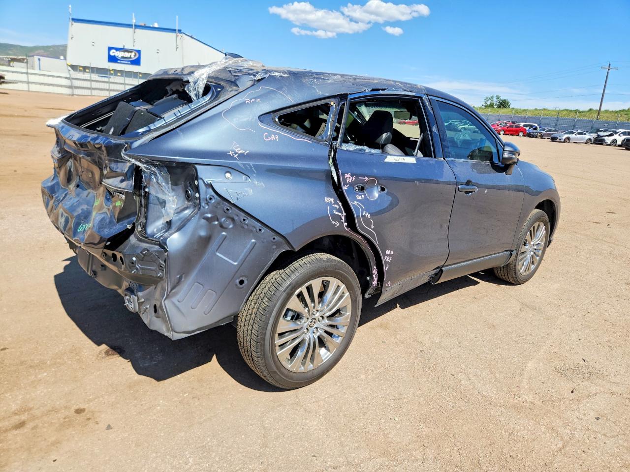 2024 Toyota Venza Limited Синий vin: JTEAAAAH7RJ183668