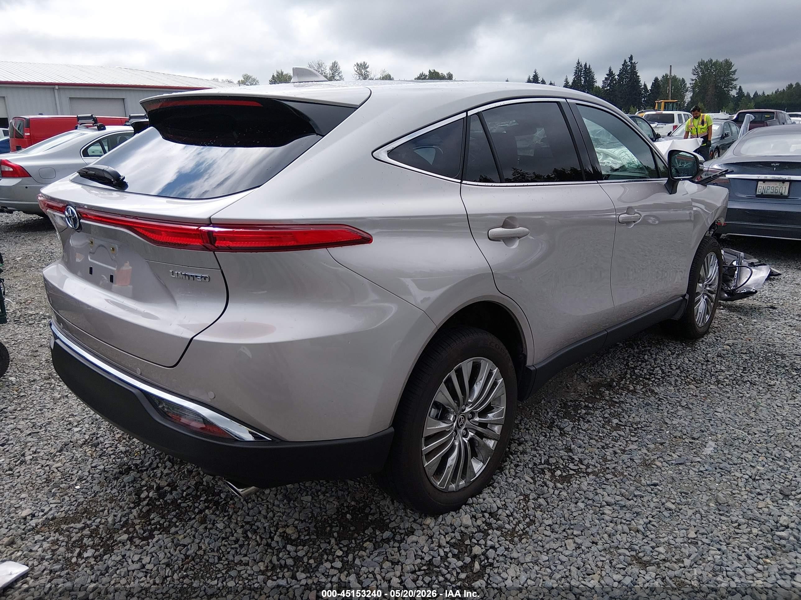 2024 Toyota Venza Limited Серебряный vin: JTEAAAAH8RJ183467