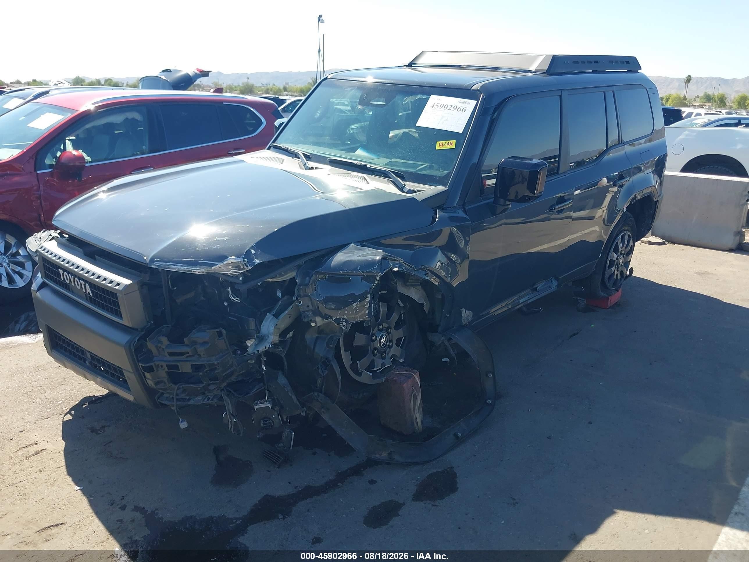 2025 Toyota Land Cruiser   Black vin: JTEABFAJ2S5014086