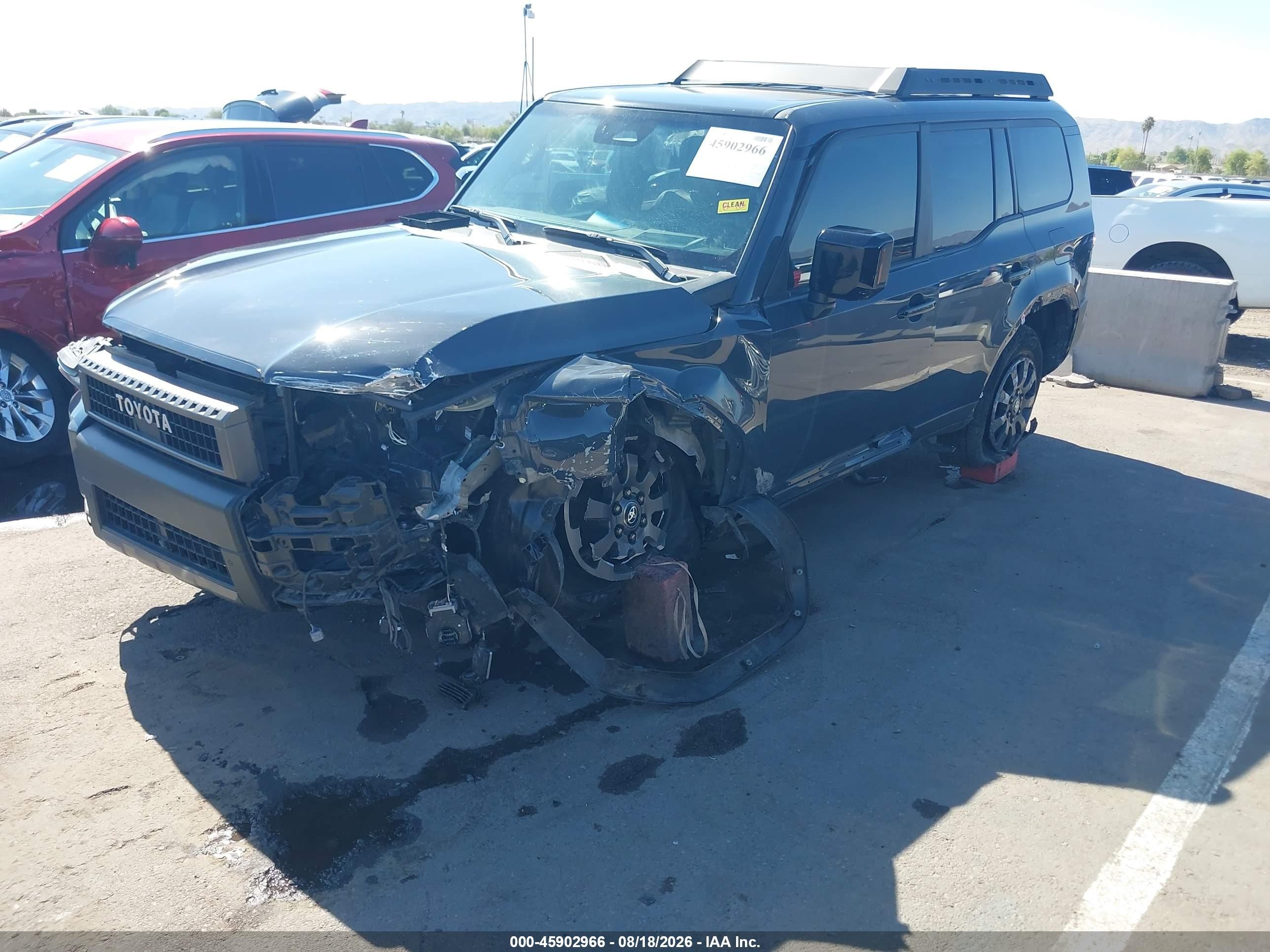 2025 Toyota Land Cruiser   Black vin: JTEABFAJ2S5014086