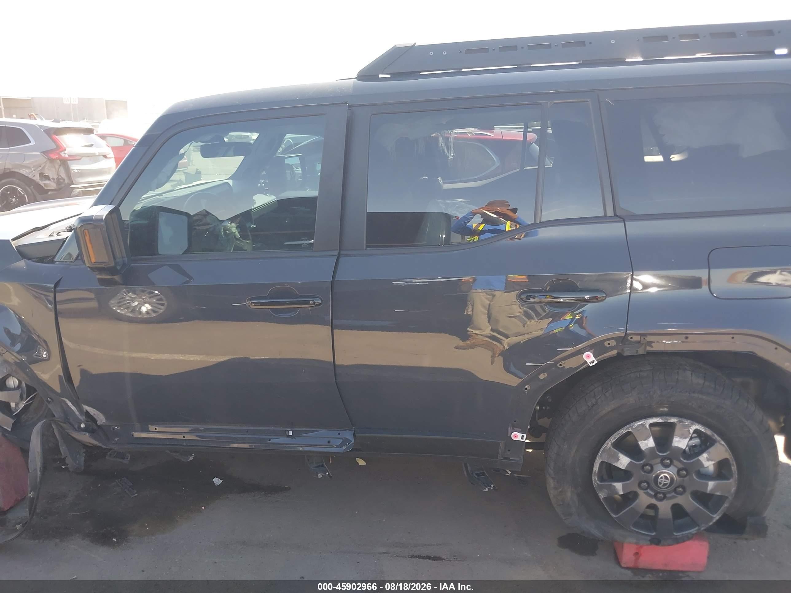 2025 Toyota Land Cruiser   Black vin: JTEABFAJ2S5014086