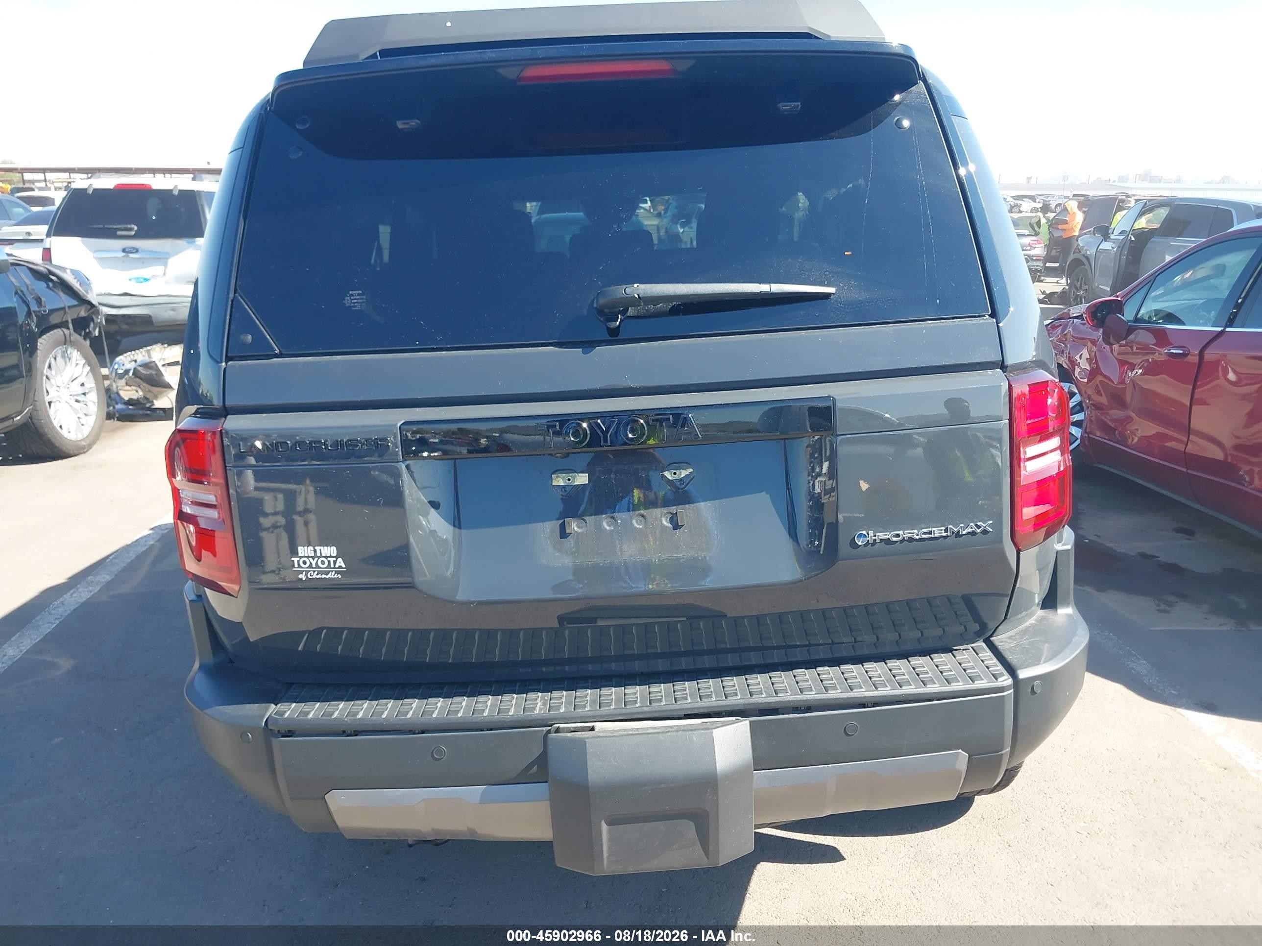 2025 Toyota Land Cruiser   Black vin: JTEABFAJ2S5014086