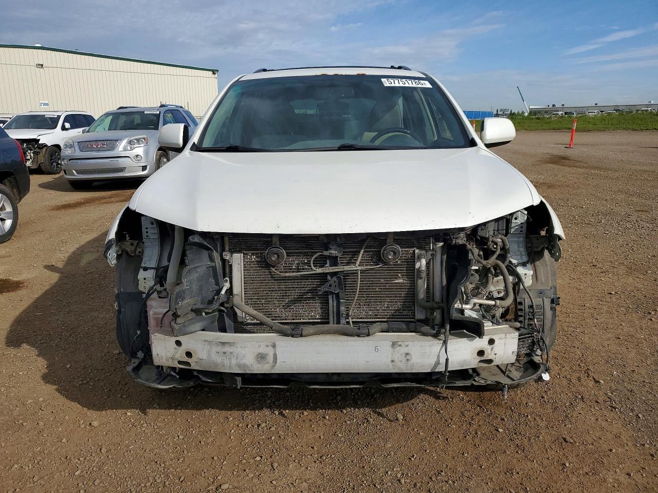 2013 Toyota Highlander Hybrid White vin: JTEBC3EH0D2011957