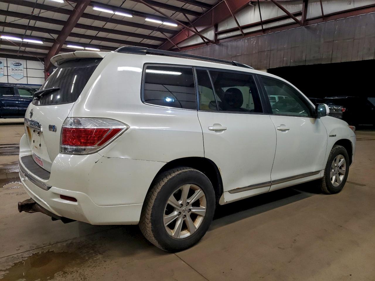 2011 Toyota Highlander Hybrid White vin: JTEBC3EH1B2000687