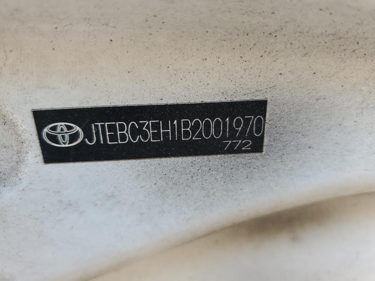 2011 Toyota Highlander Hybrid Base Белый vin: JTEBC3EH1B2001970