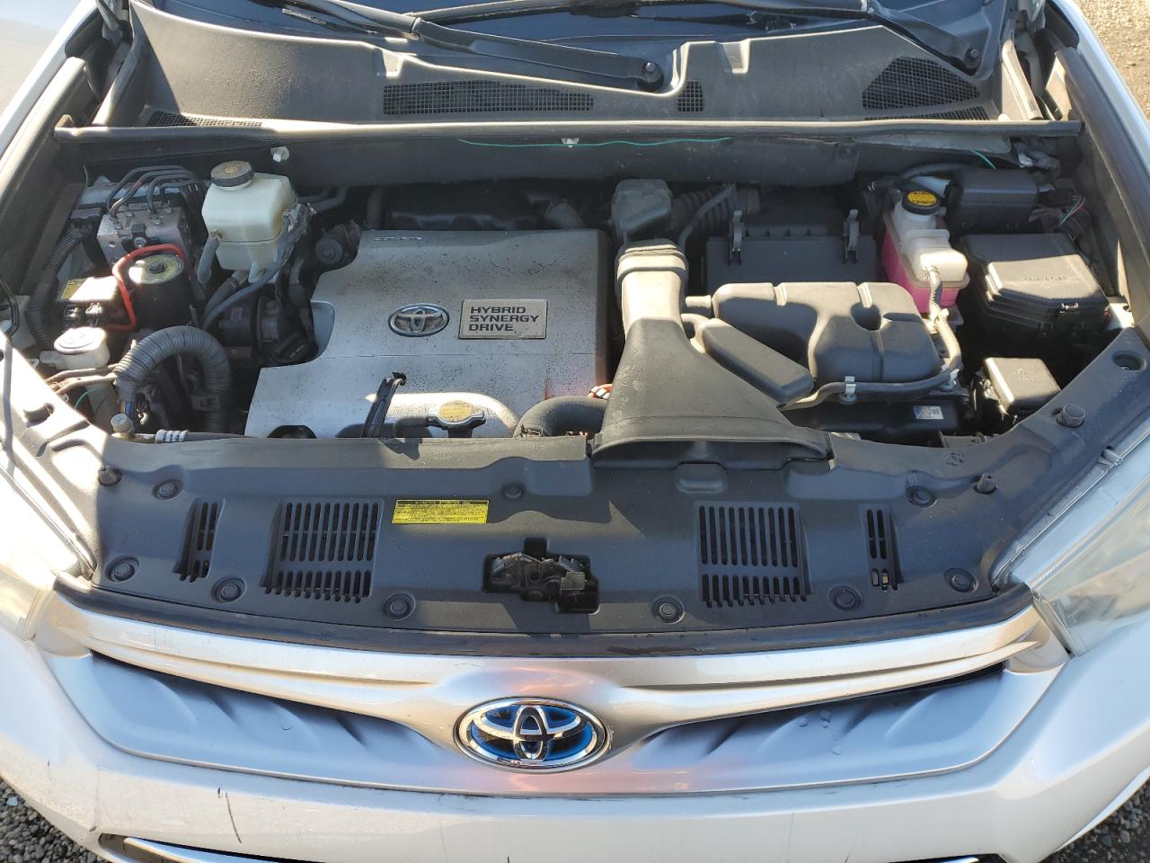 2011 Toyota Highlander Hybrid Base Белый vin: JTEBC3EH1B2001970
