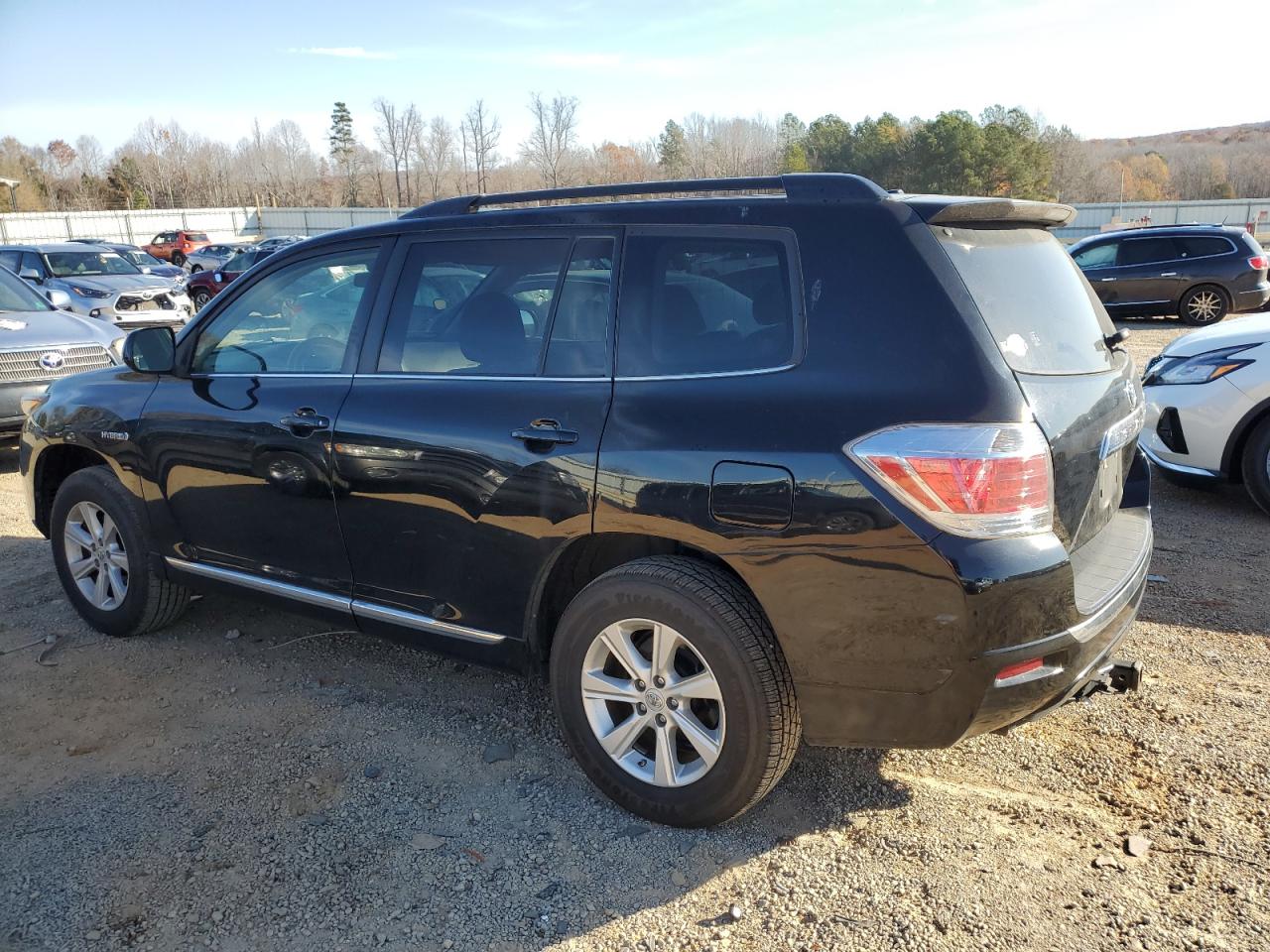 2013 Toyota Highlander Hybrid Black vin: JTEBC3EH1D2015371