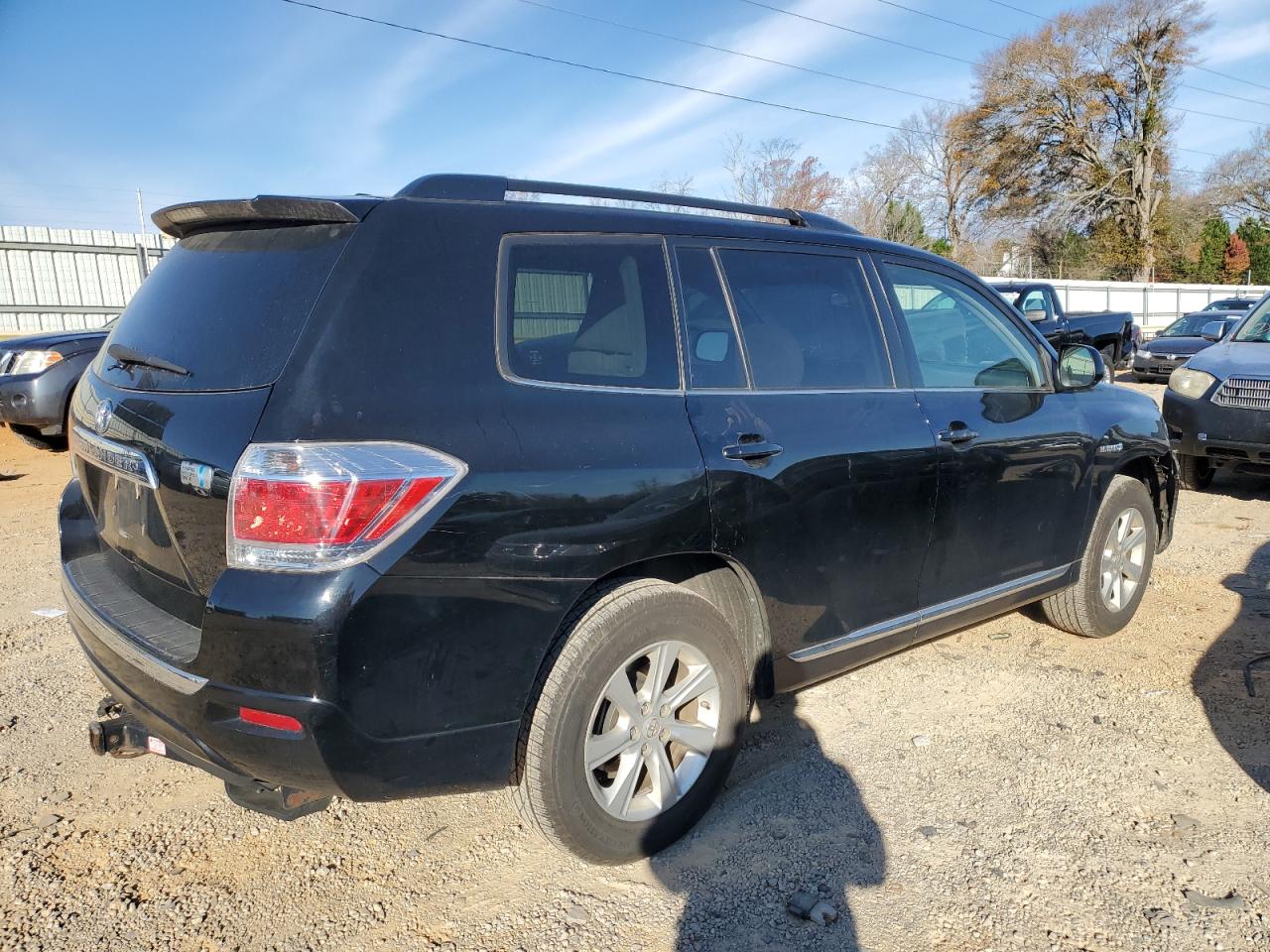 2013 Toyota Highlander Hybrid Black vin: JTEBC3EH1D2015371