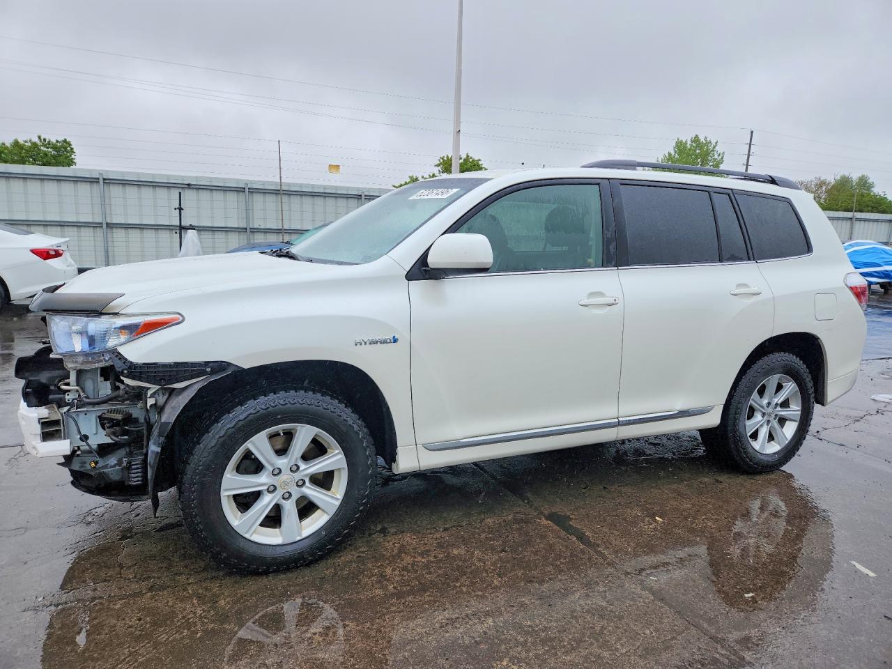 2011 Toyota Highlander Hybrid White vin: JTEBC3EH2B2003386