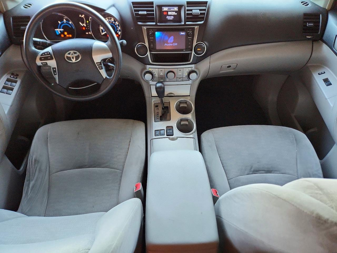 2013 Toyota Highlander Hybrid Белый vin: JTEBC3EH2D2013533
