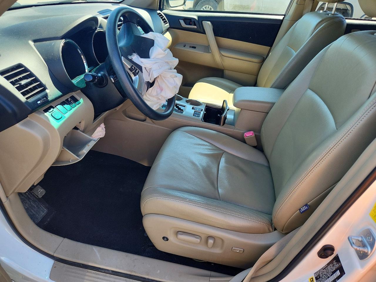 2011 Toyota Highlander Hybrid White vin: JTEBC3EH3B2001713
