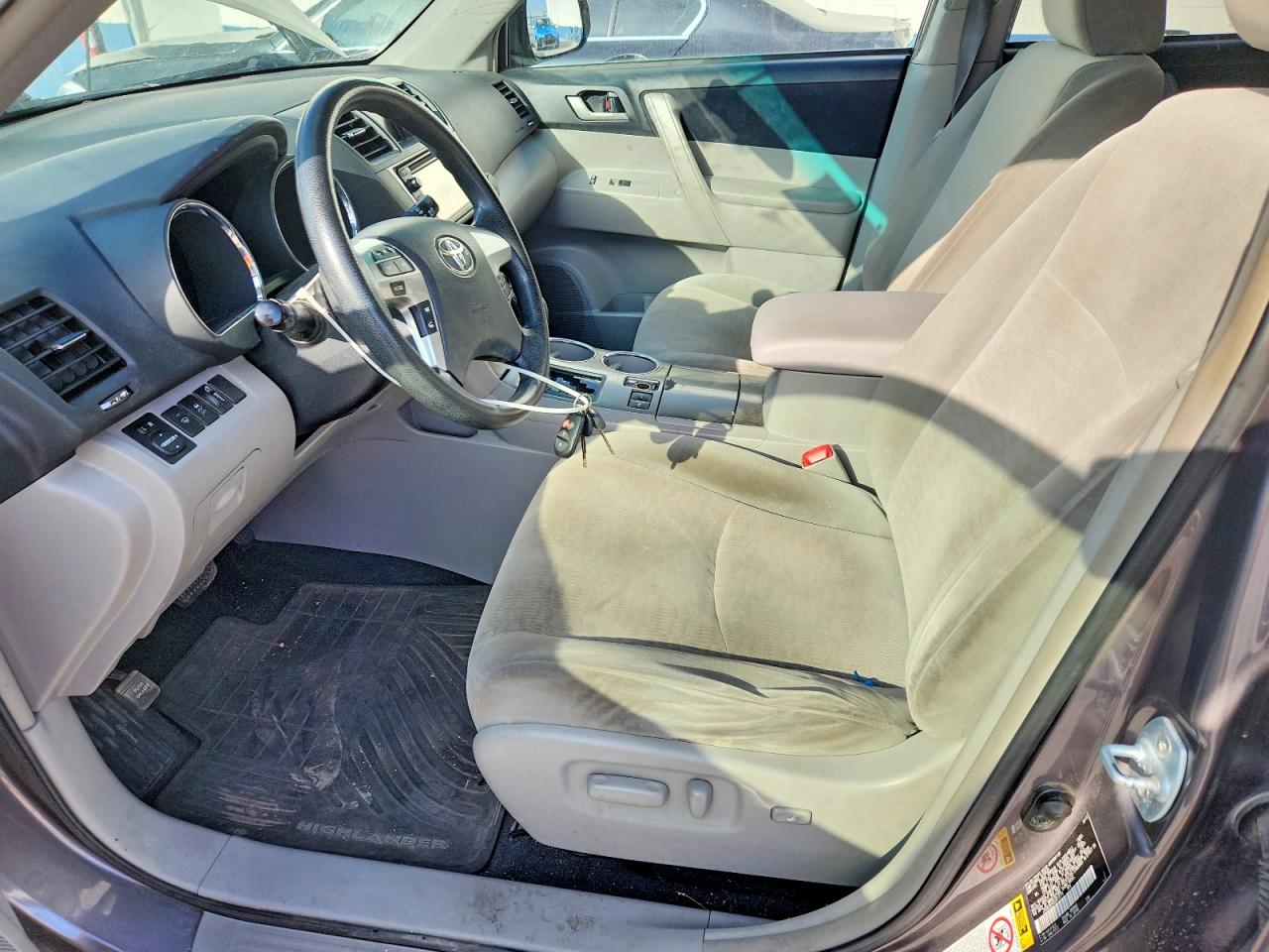 2013 Toyota Highlander Hybrid Gray vin: JTEBC3EH3D2013119