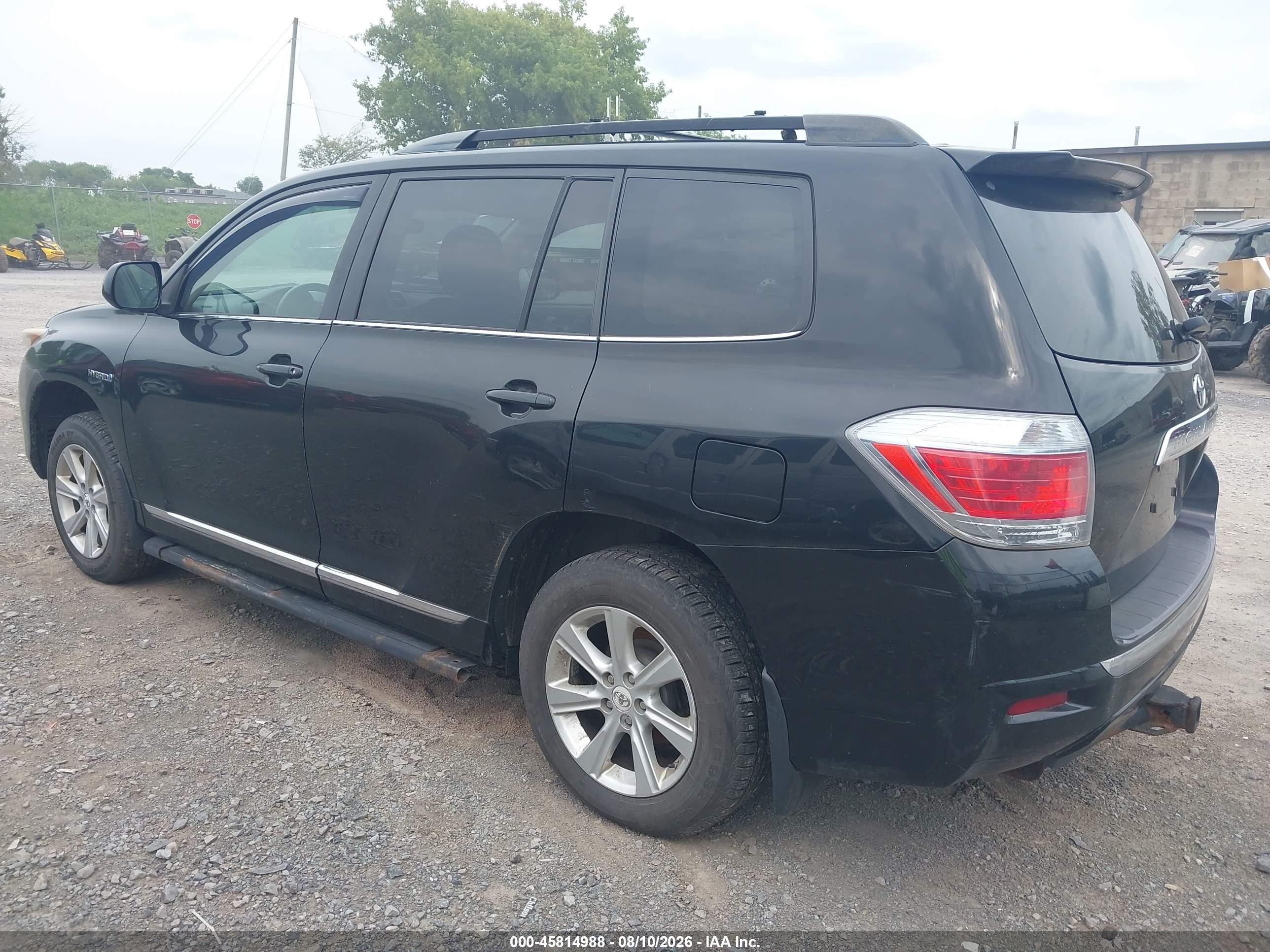 2011 Toyota Highlander Hybrid Base V6 Black vin: JTEBC3EH5B2002149