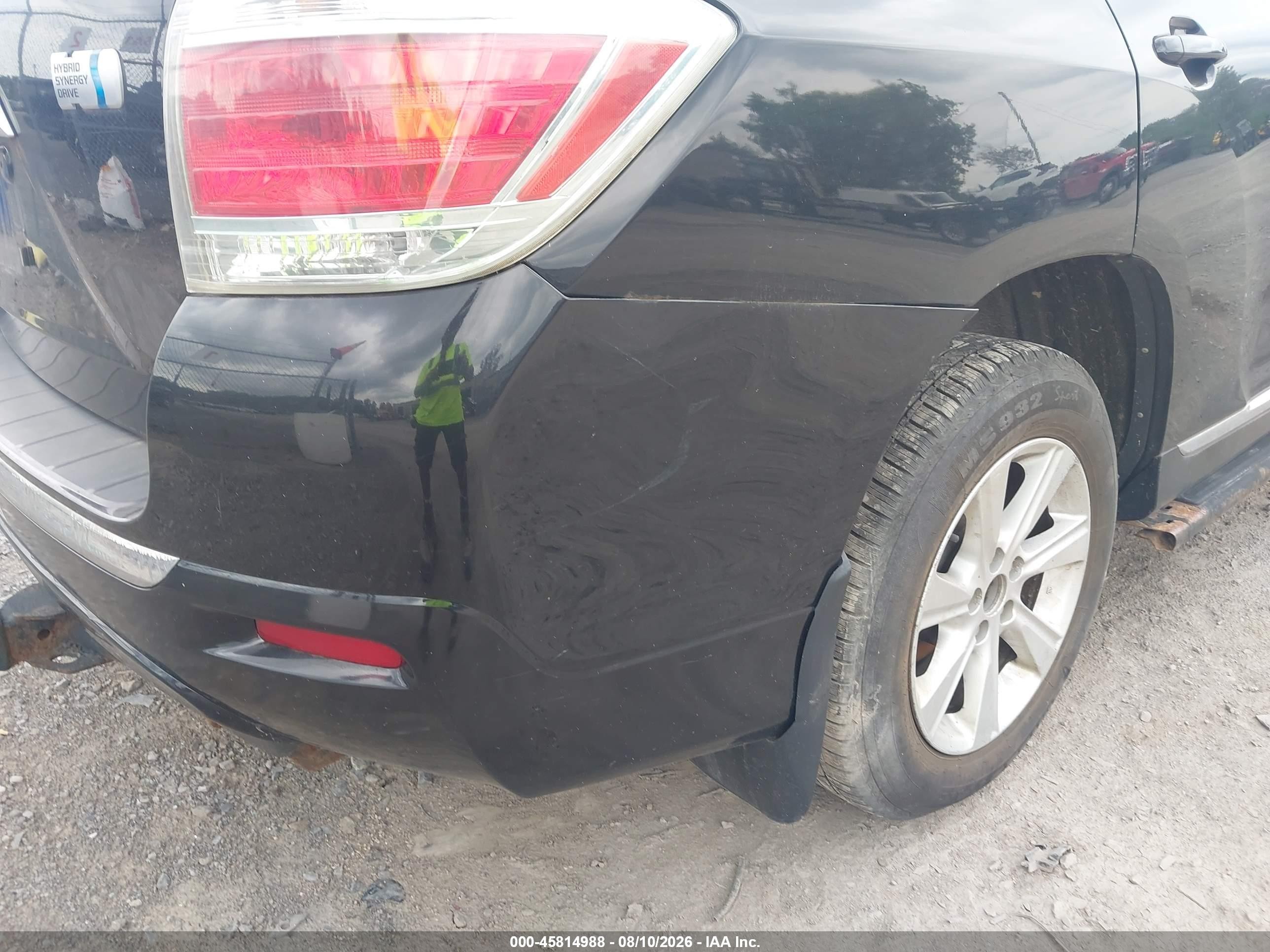 2011 Toyota Highlander Hybrid Base V6 Black vin: JTEBC3EH5B2002149