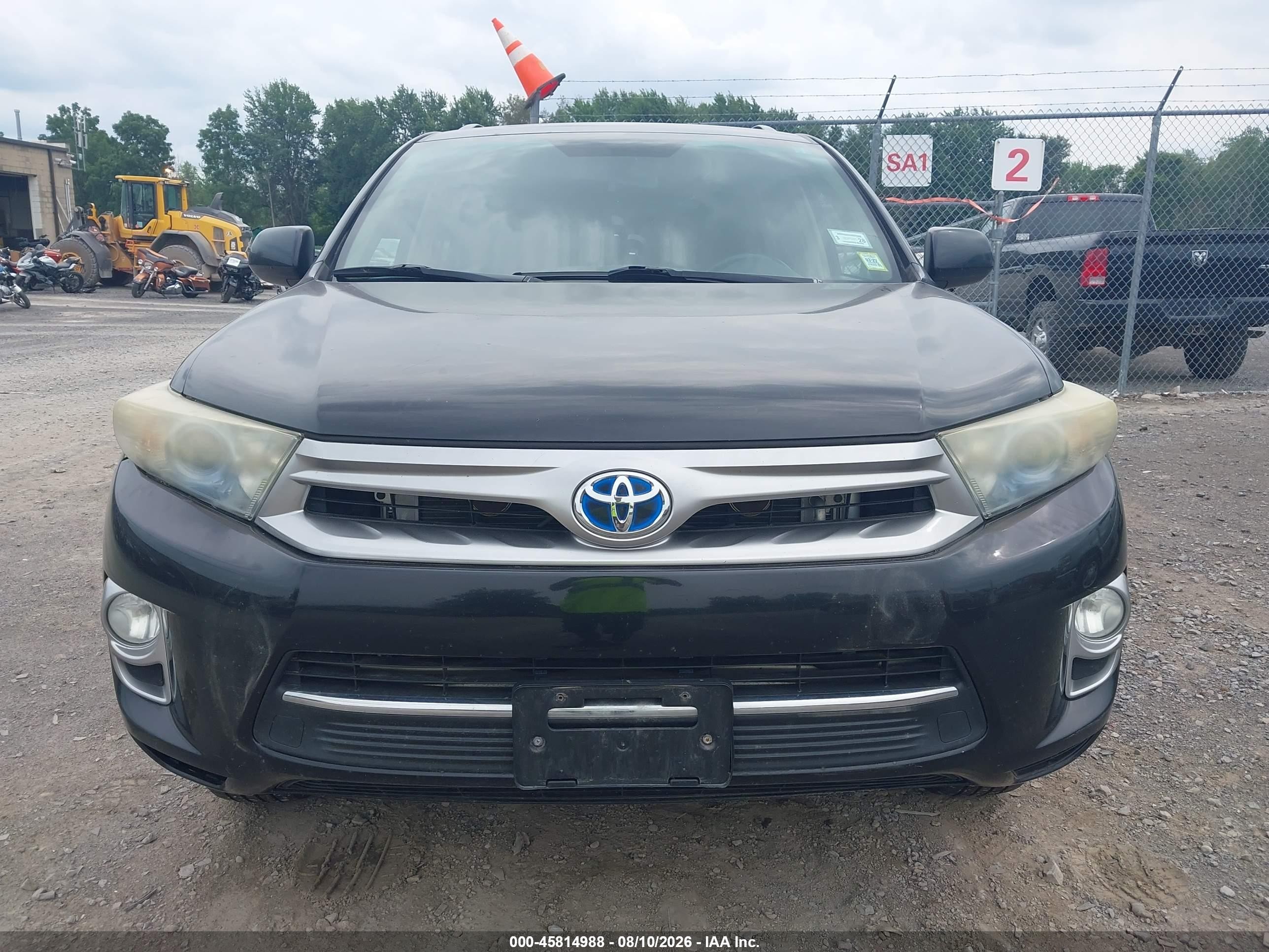 2011 Toyota Highlander Hybrid Base V6 Black vin: JTEBC3EH5B2002149