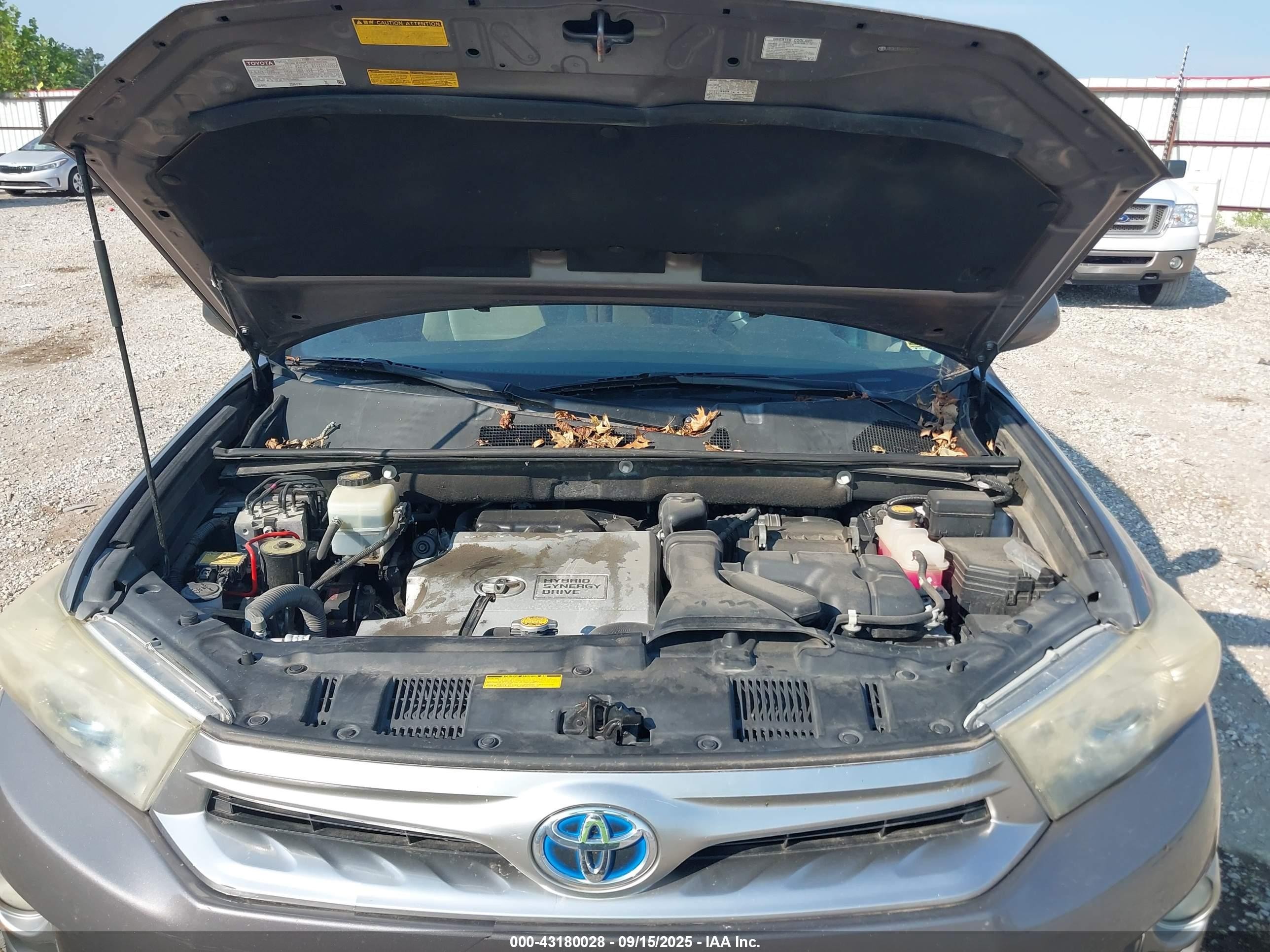 2011 Toyota Highlander Hybrid Base V6 Gray vin: JTEBC3EH5B2002975