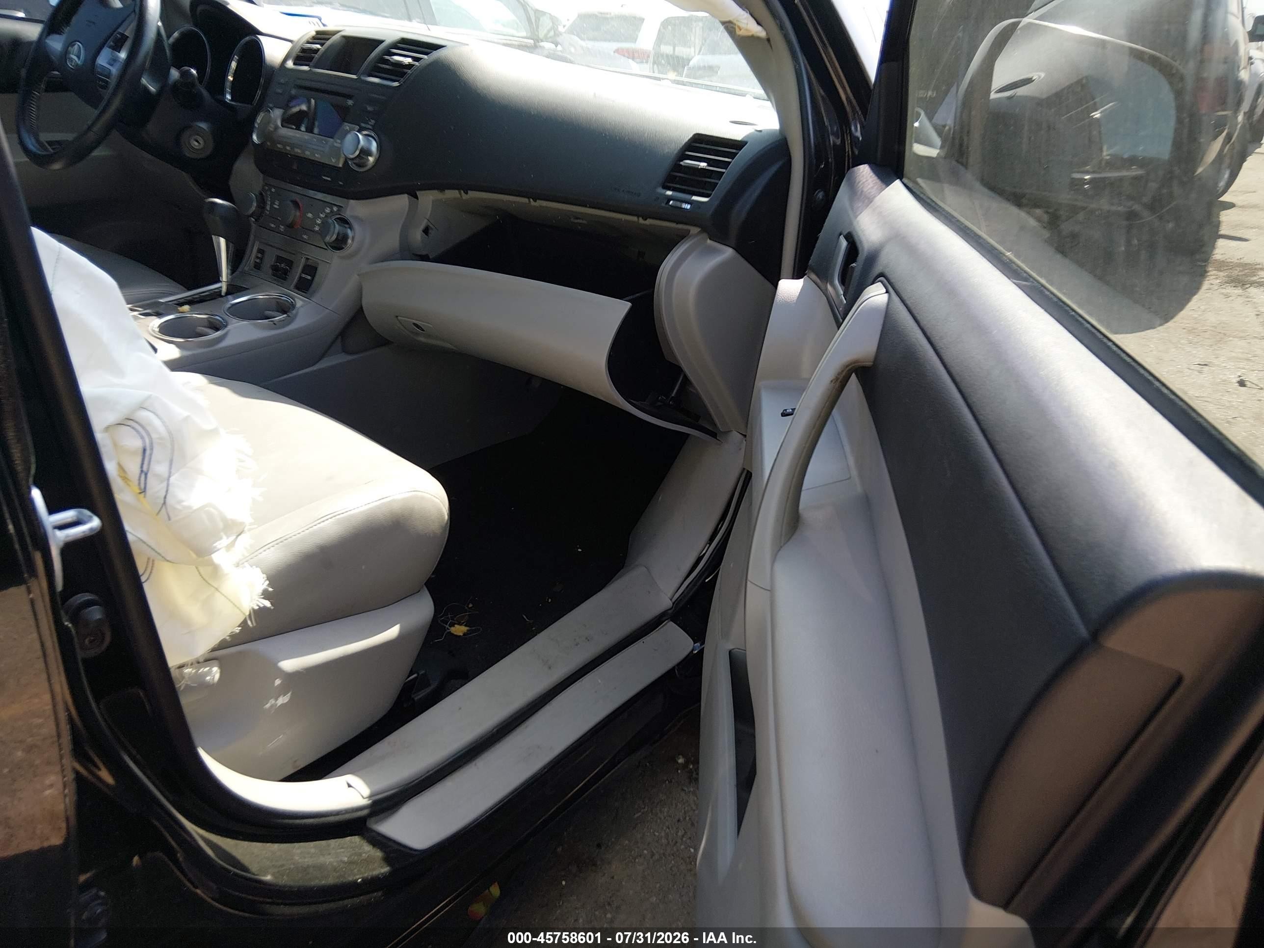 2012 Toyota Highlander Hybrid Base V6 Black vin: JTEBC3EH5C2010415