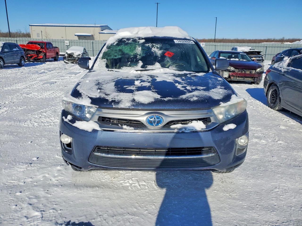 2013 Toyota Highlander Hybrid Gray vin: JTEBC3EH5D2013204