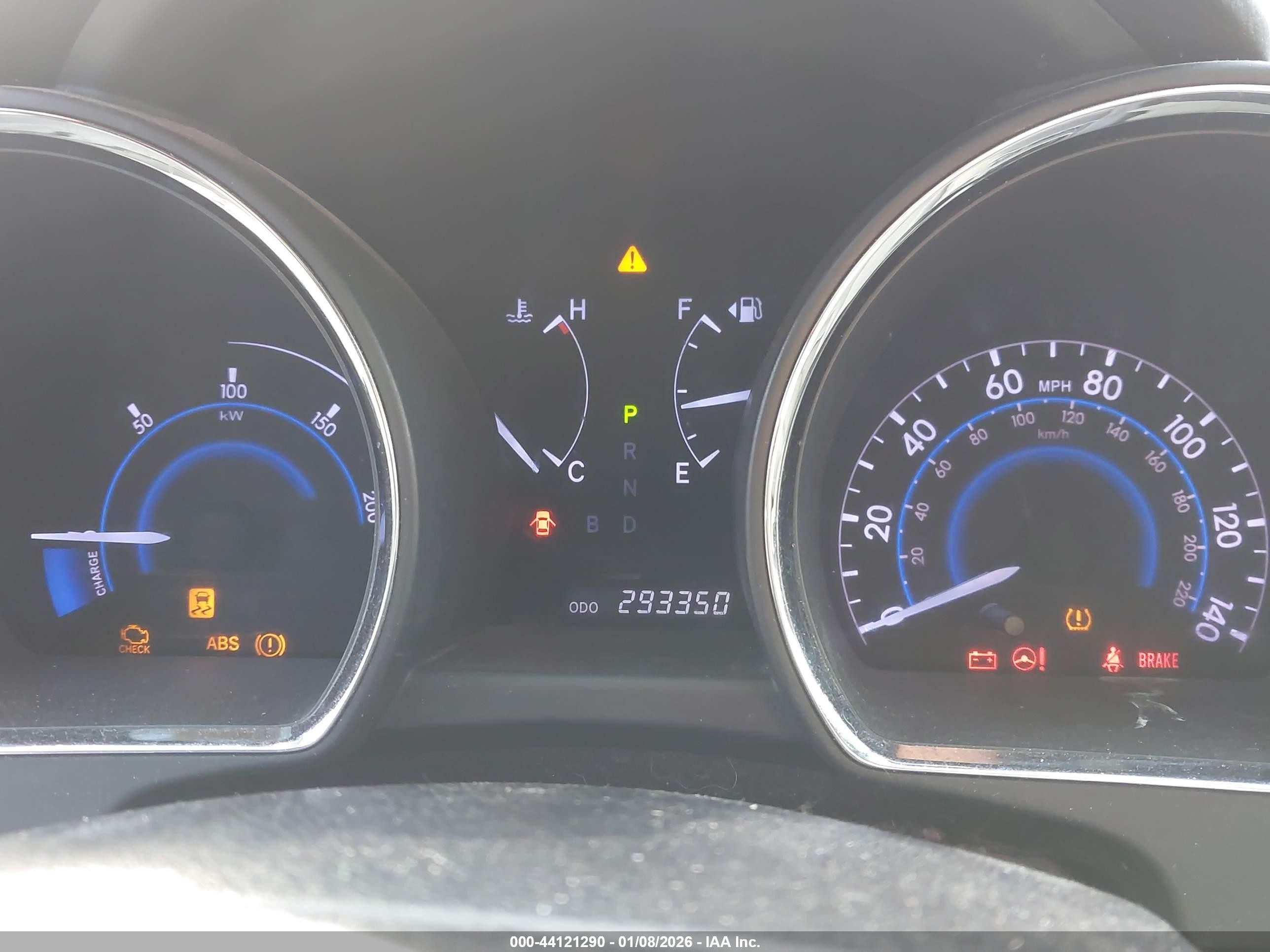 2013 Toyota Highlander Hybrid Base V6 Blue vin: JTEBC3EH5D2017155