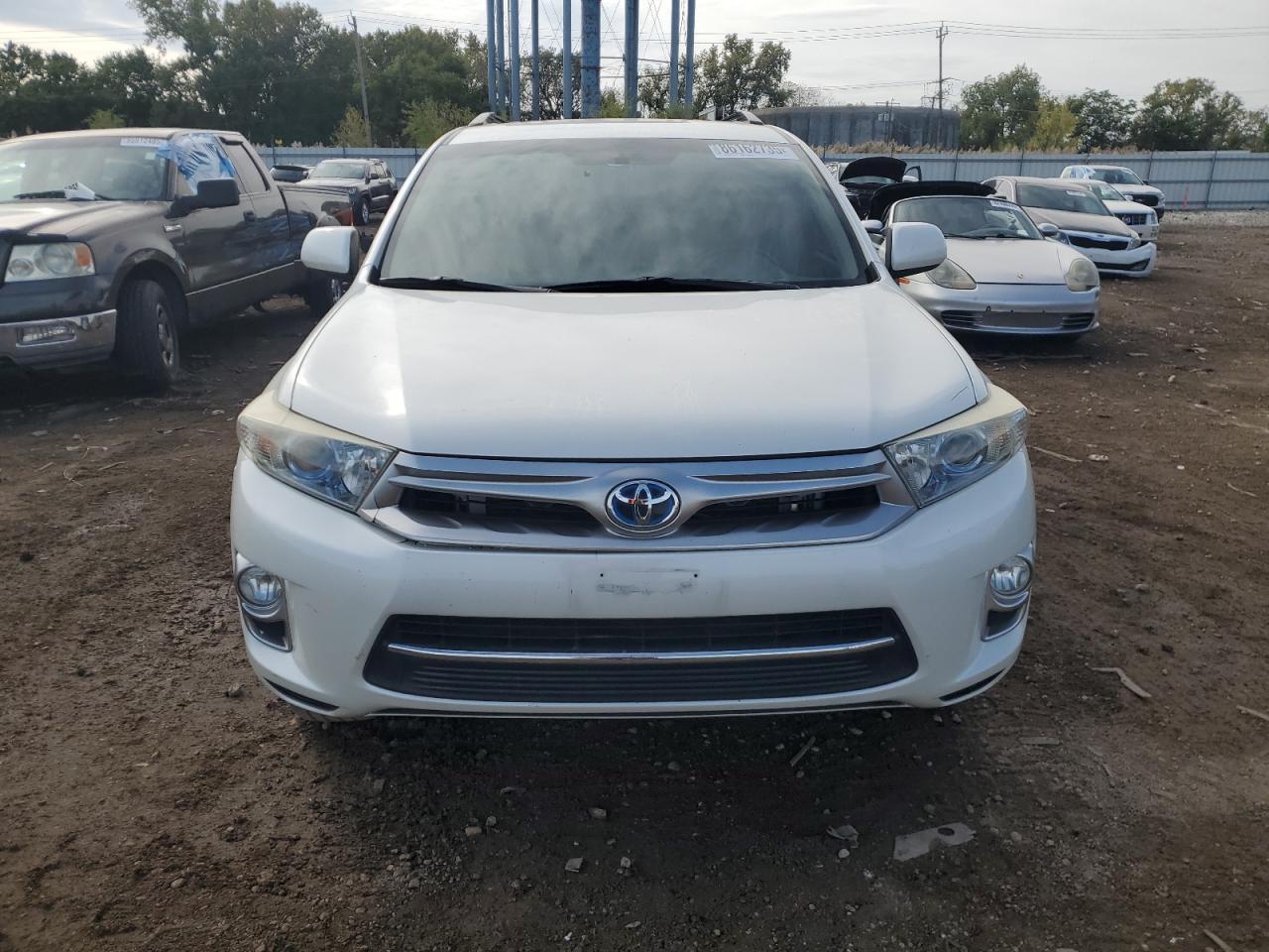 2013 Toyota Highlander Hybrid Silver vin: JTEBC3EH6D2017746