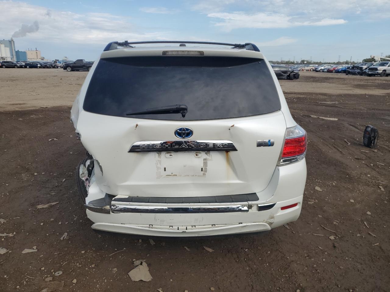 2013 Toyota Highlander Hybrid Silver vin: JTEBC3EH6D2017746