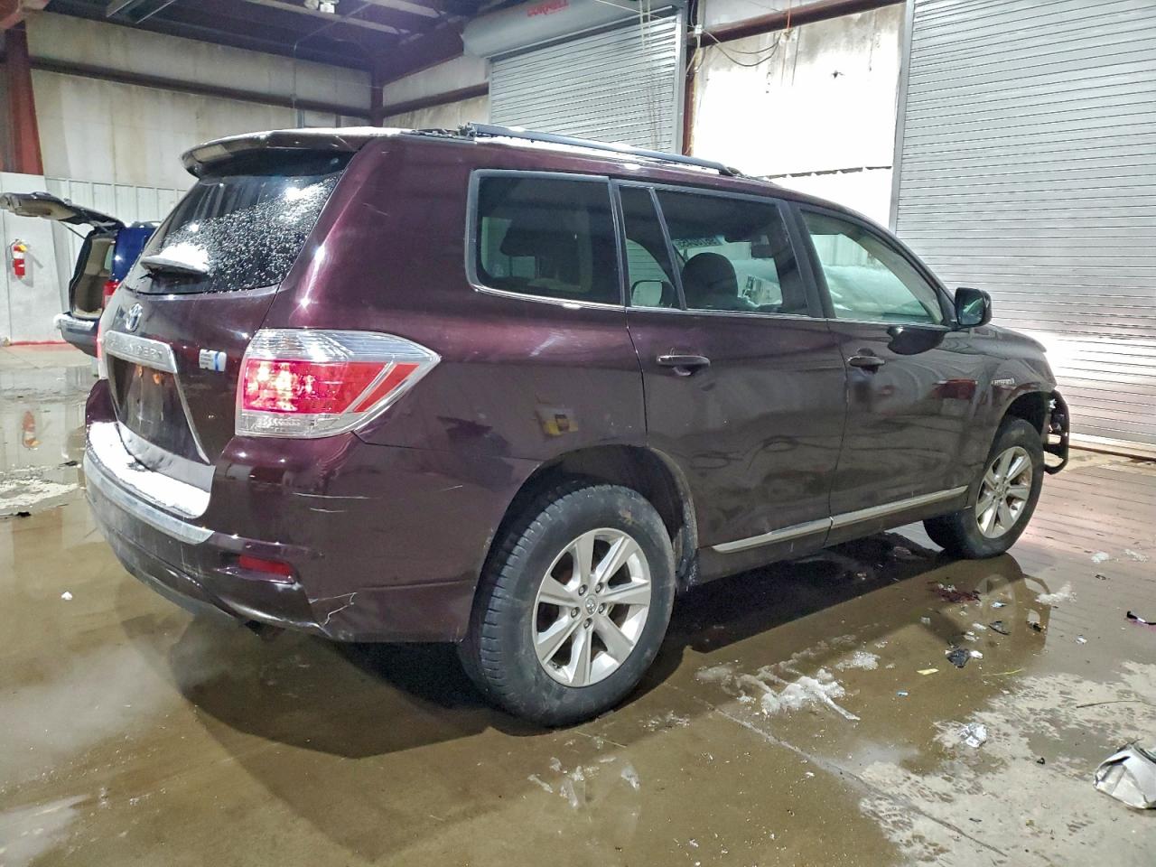 2011 Toyota Highlander Hybrid Base Purple vin: JTEBC3EH7B2002234