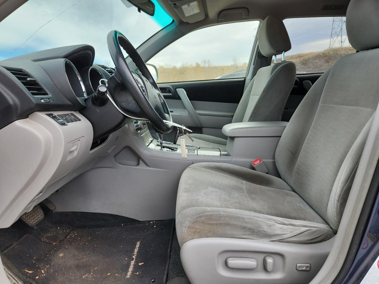 2013 Toyota Highlander Hybrid Blue vin: JTEBC3EH7D2017223