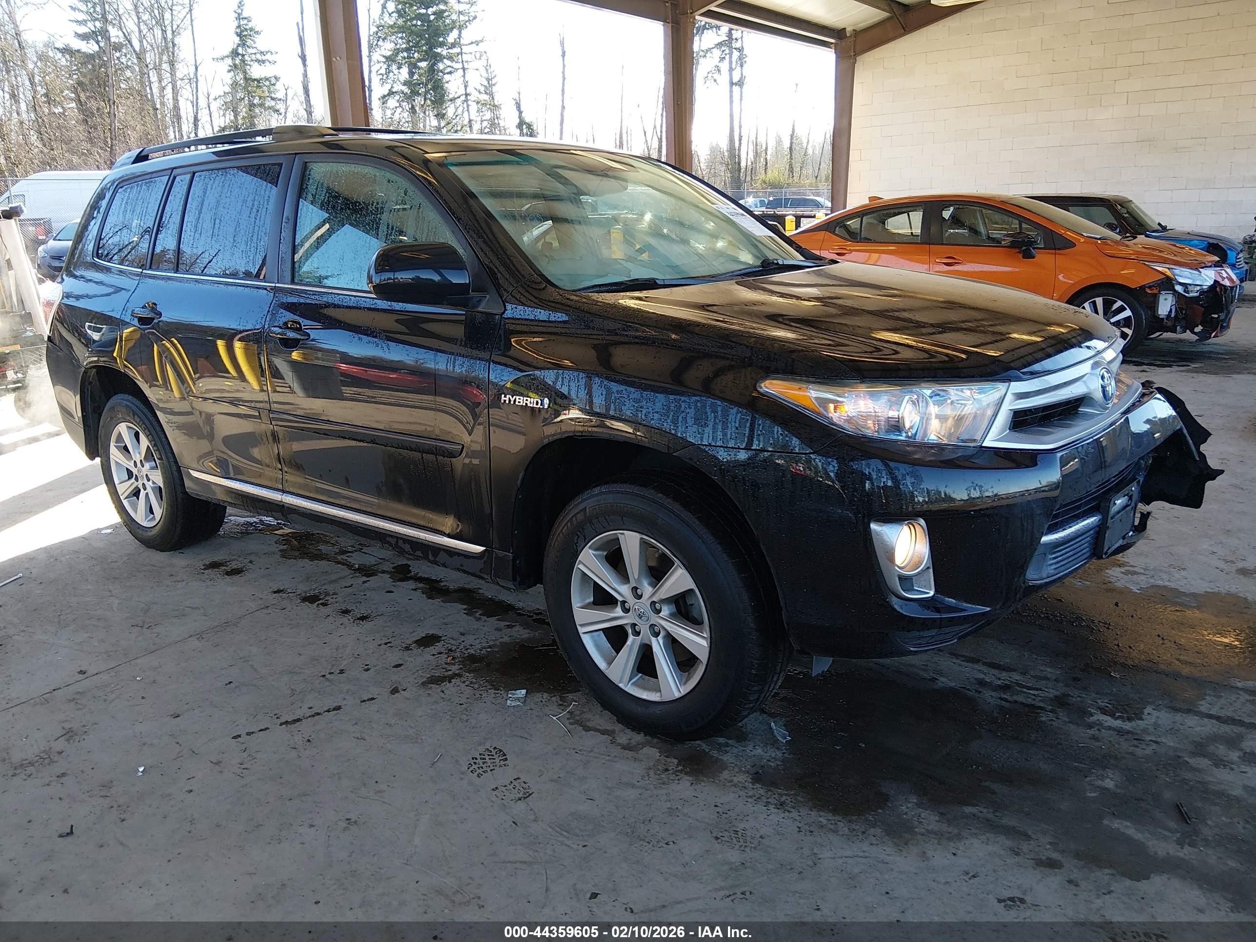 2011 Toyota Highlander Hybrid Base V6 Black vin: JTEBC3EH8B2002775