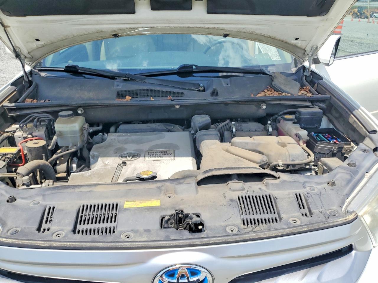2012 Toyota Highlander Hybrid White vin: JTEBC3EH8C2004155