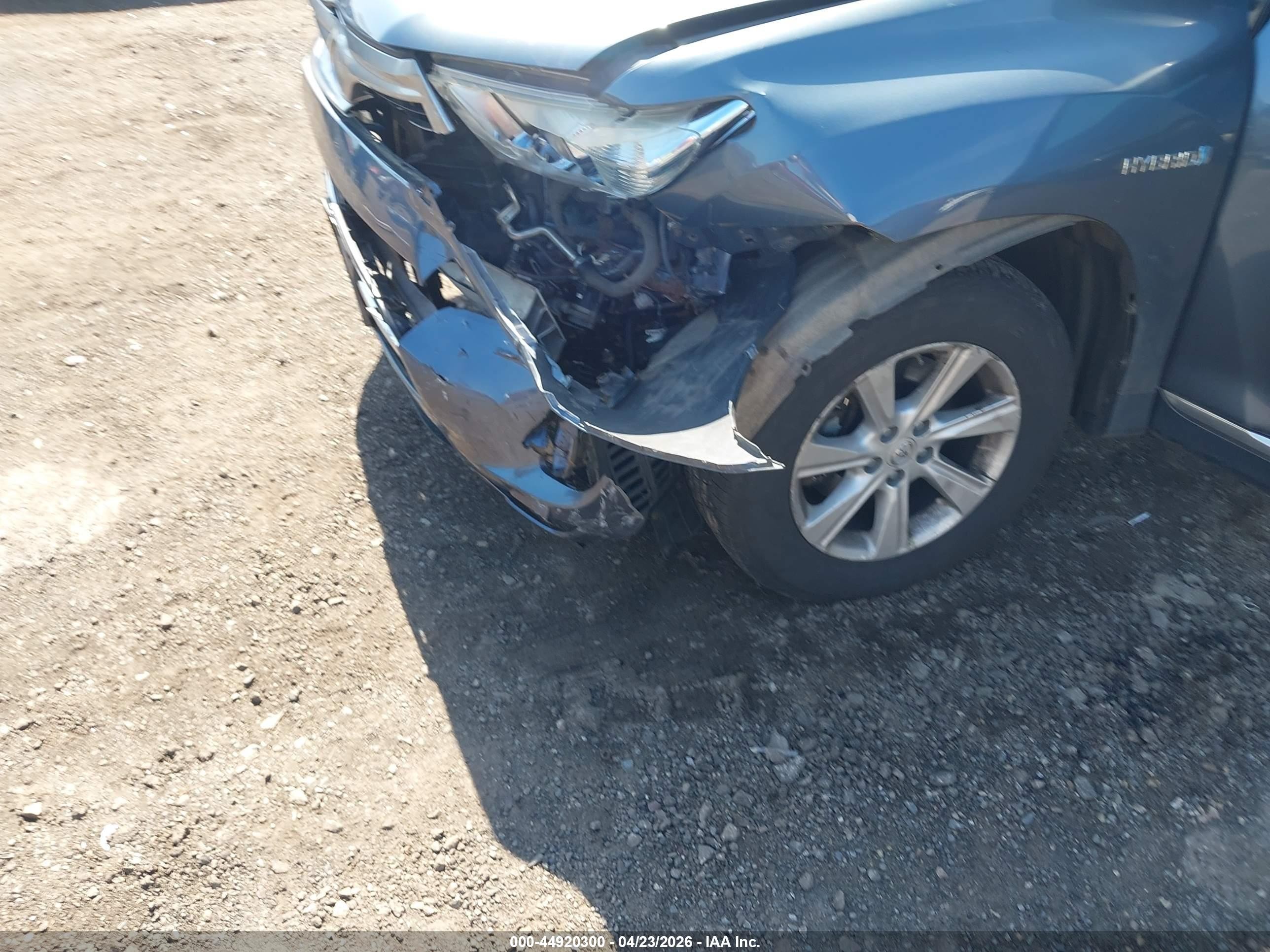 2011 Toyota Highlander Hybrid Base V6 Blue vin: JTEBC3EH9B2003949