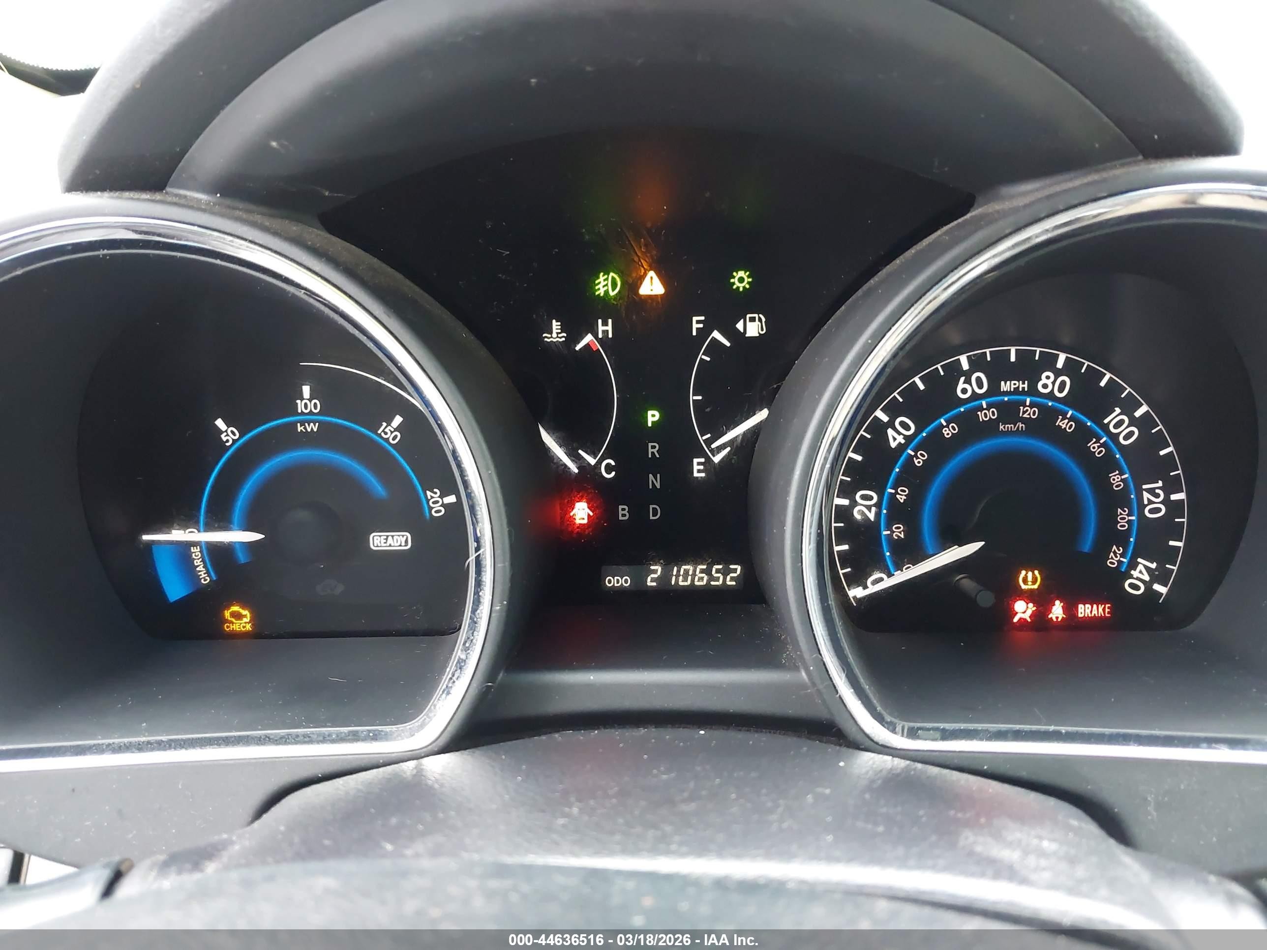 2013 Toyota Highlander Hybrid Base V6 Blue vin: JTEBC3EH9D2014386