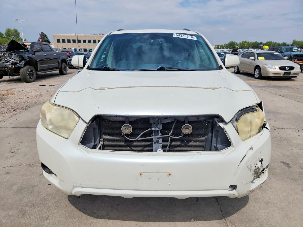 2010 Toyota Highlander Base Белый vin: JTEBK3EH8A2158946