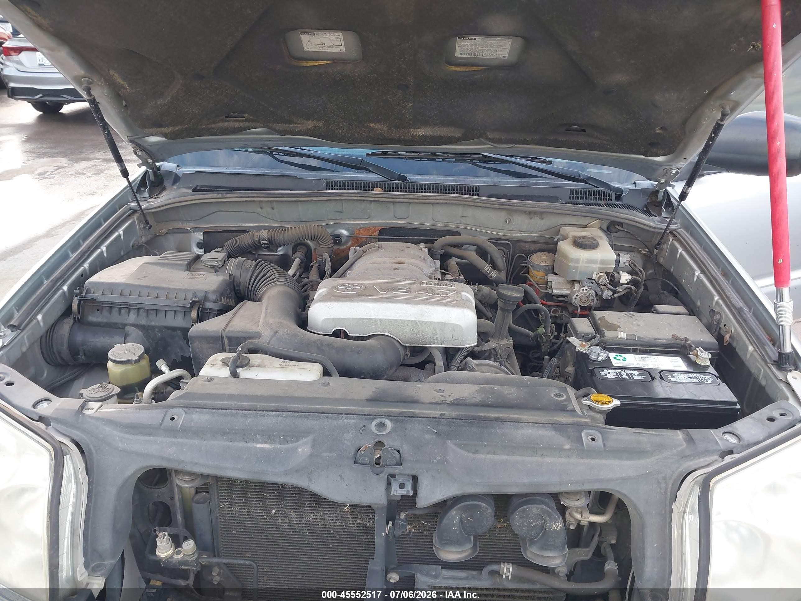 2003 Toyota 4runner Sr5 V8 Silver vin: JTEBT14R038005442