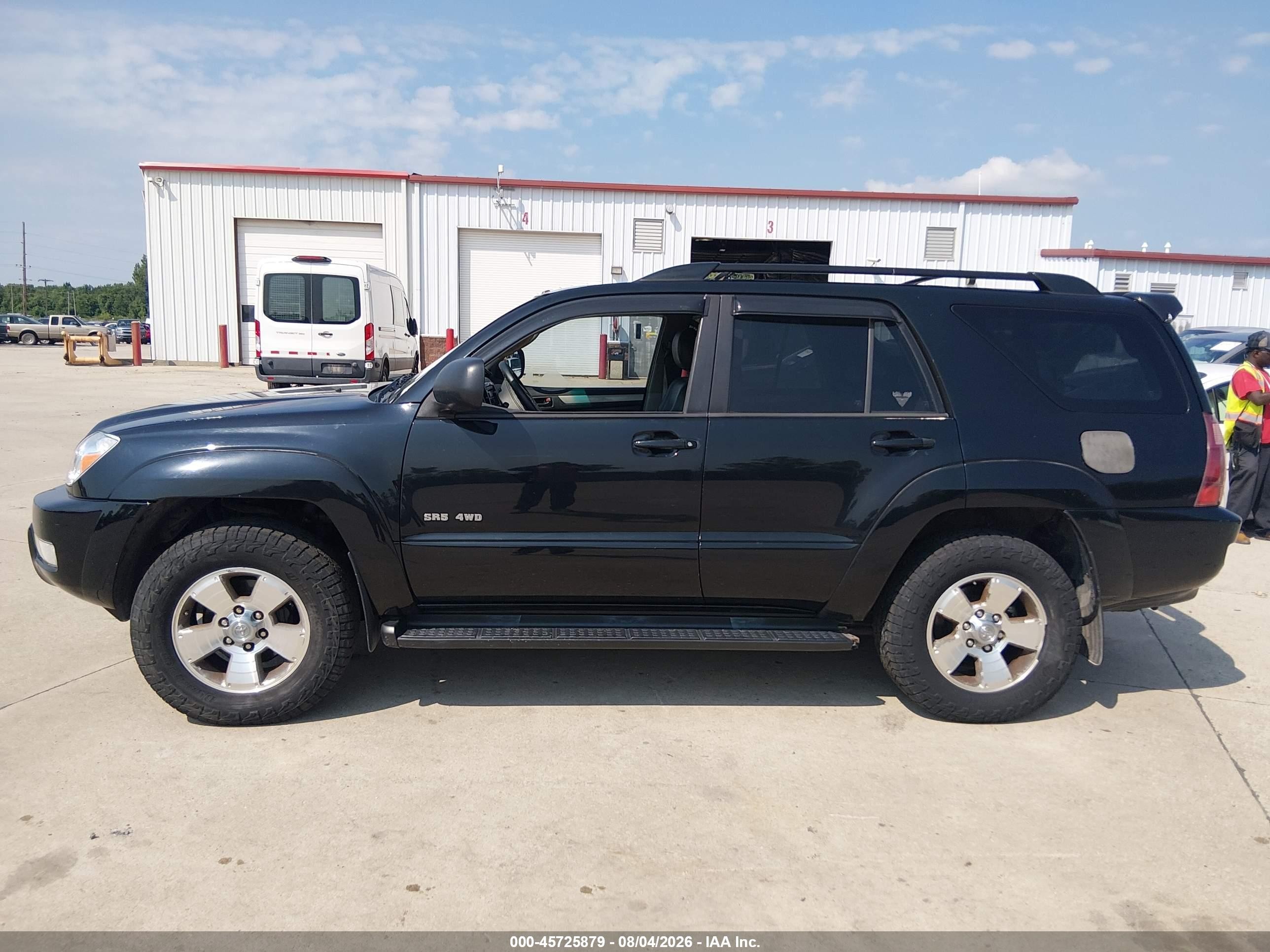 2004 Toyota 4runner Sr5 V8 Black vin: JTEBT14R048014367