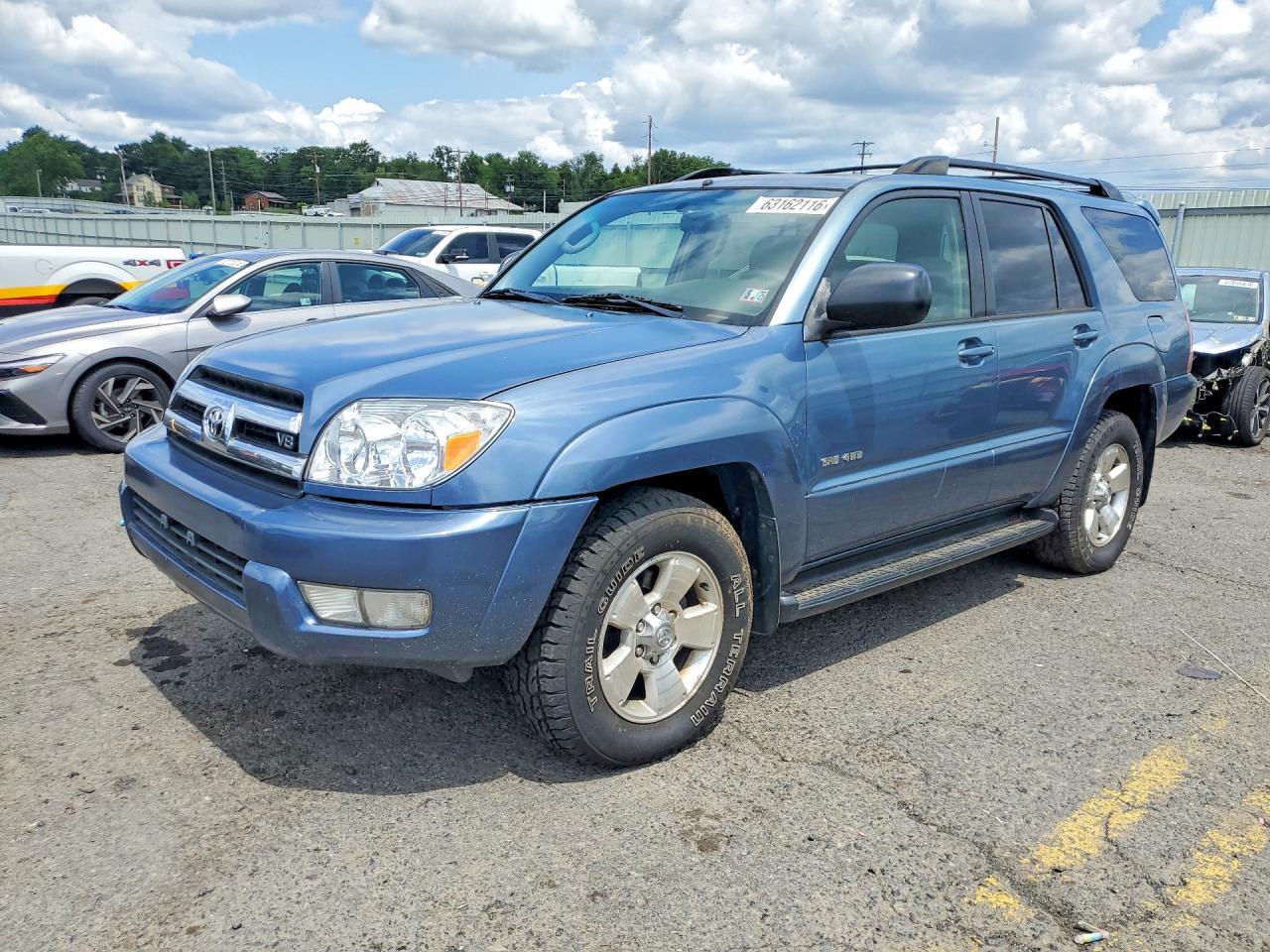 2005 Toyota 4runner Sr5 Blue vin: JTEBT14R050051466