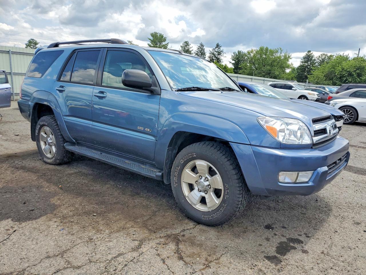 2005 Toyota 4runner Sr5 Blue vin: JTEBT14R050051466