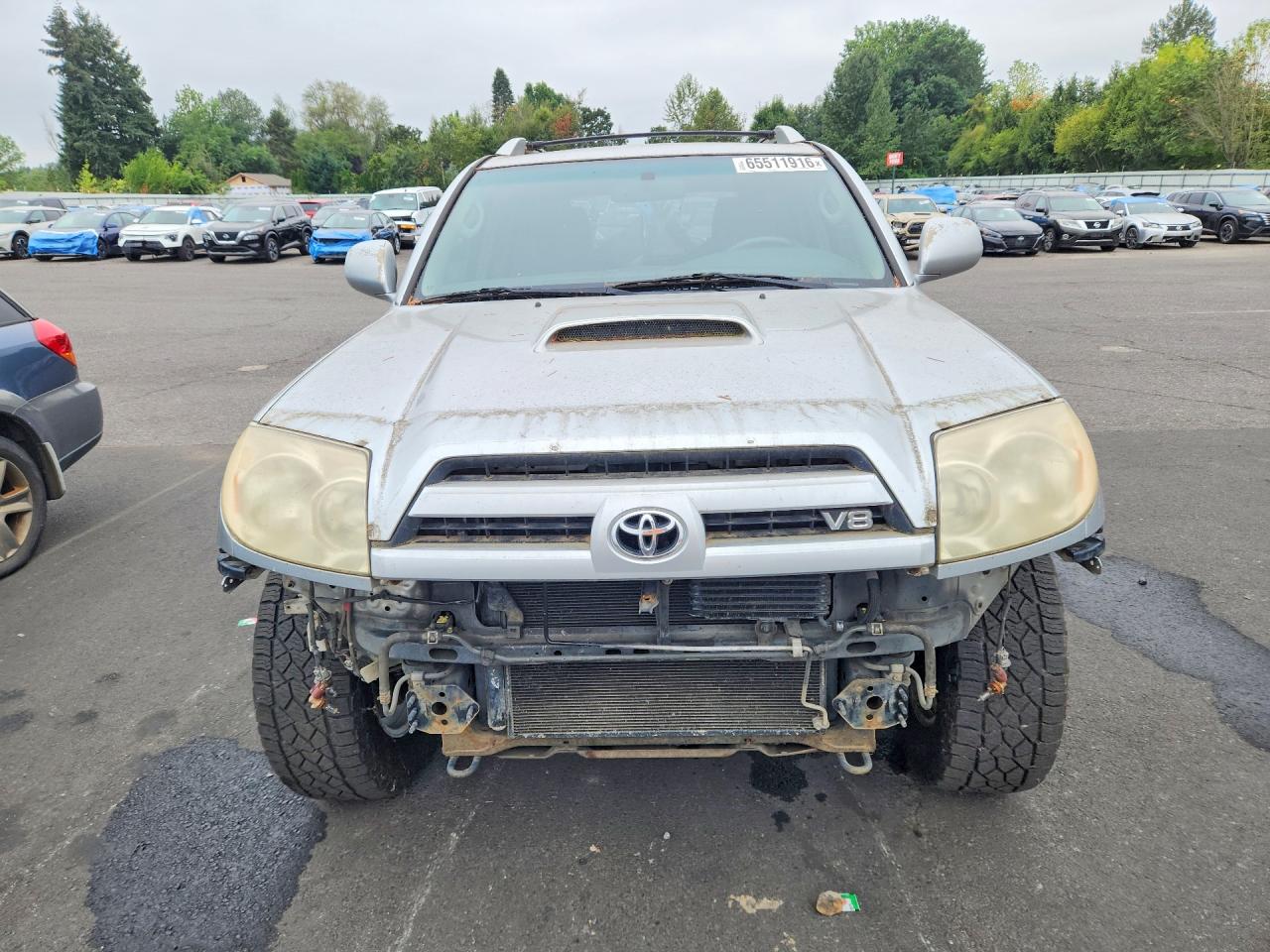 2005 Toyota 4runner Sport Edition Silver vin: JTEBT14R050057588