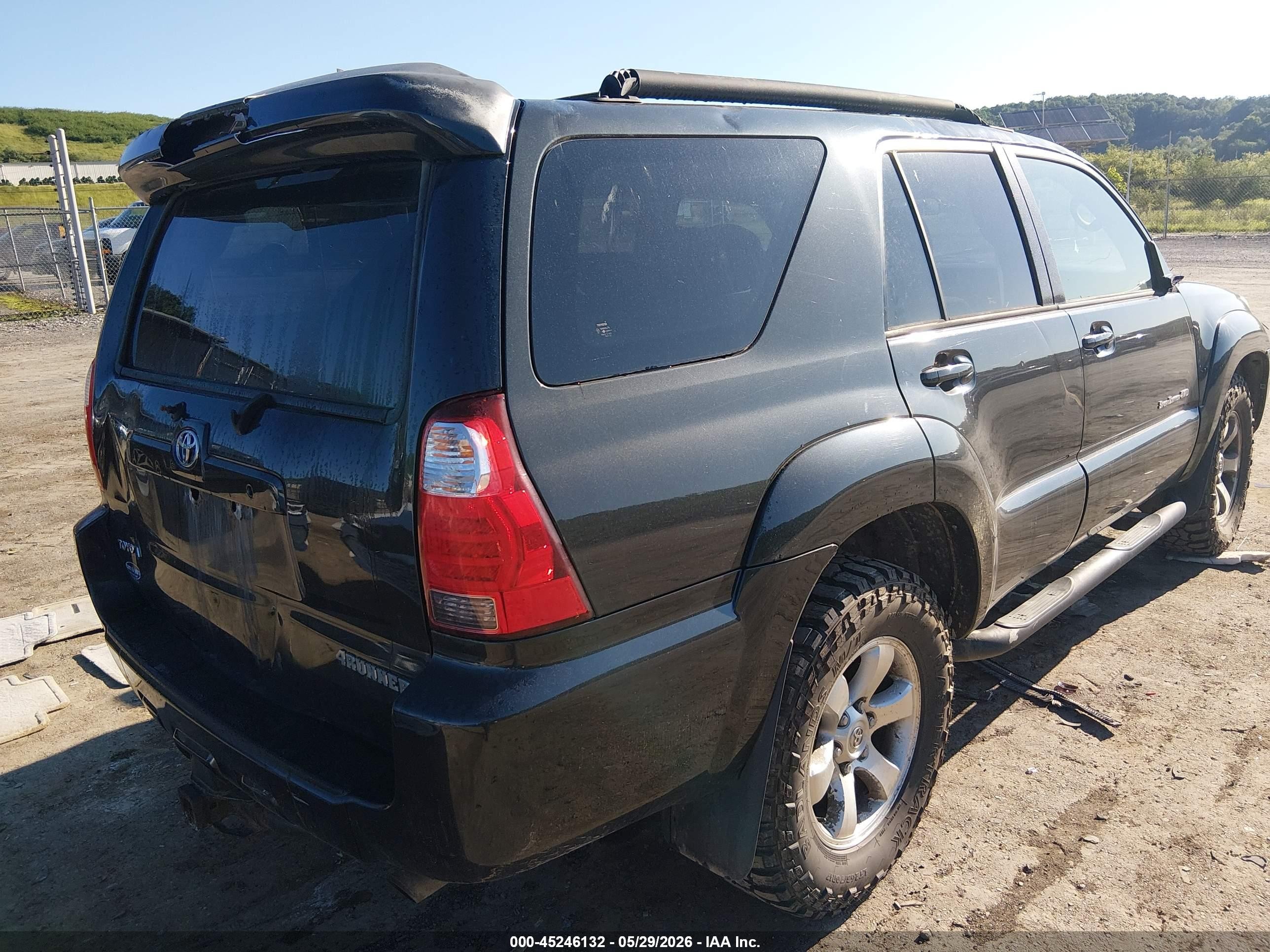 2006 Toyota 4runner Sr5 Sport V8 Серый vin: JTEBT14R068031737