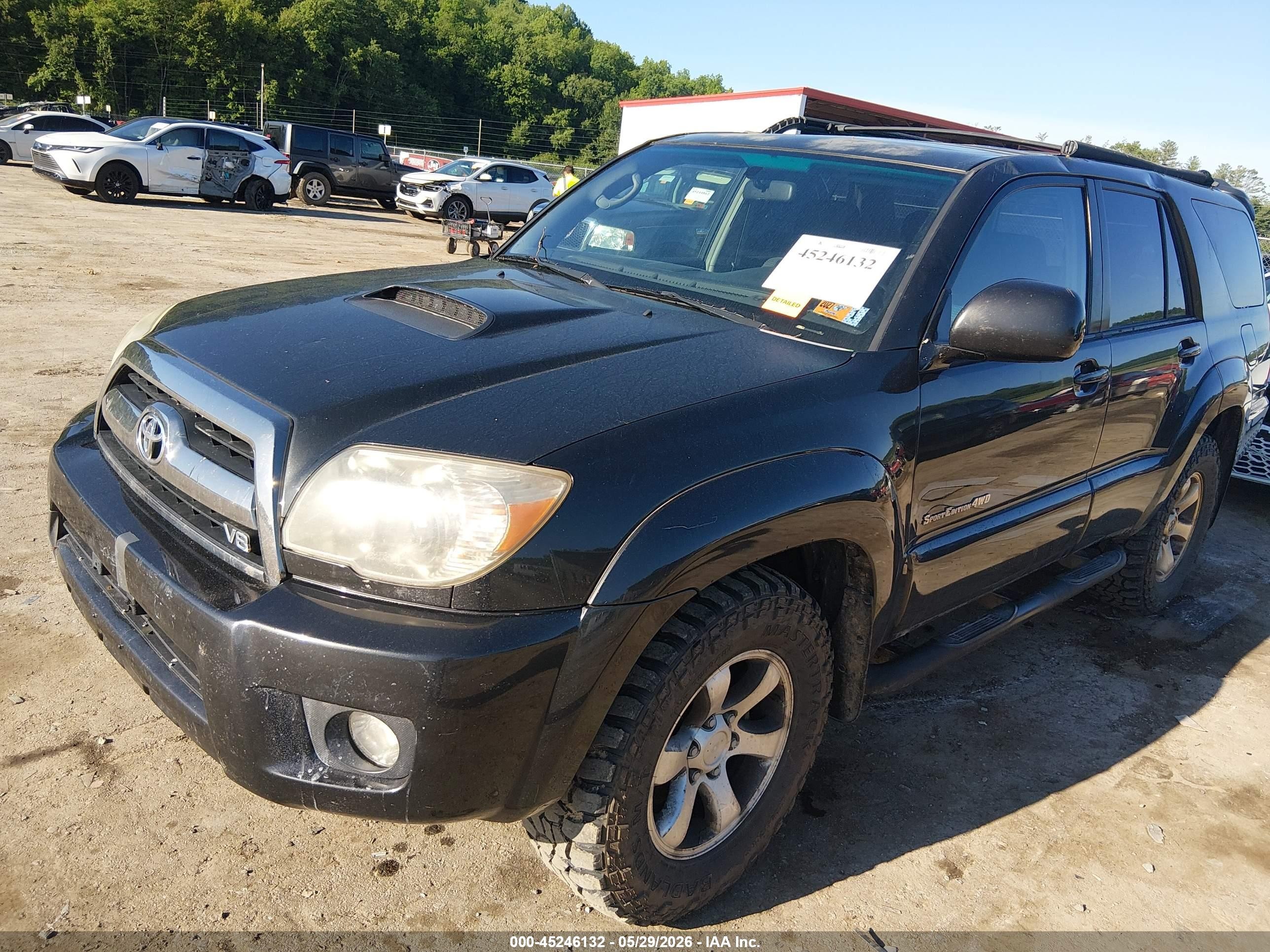 2006 Toyota 4runner Sr5 Sport V8 Серый vin: JTEBT14R068031737