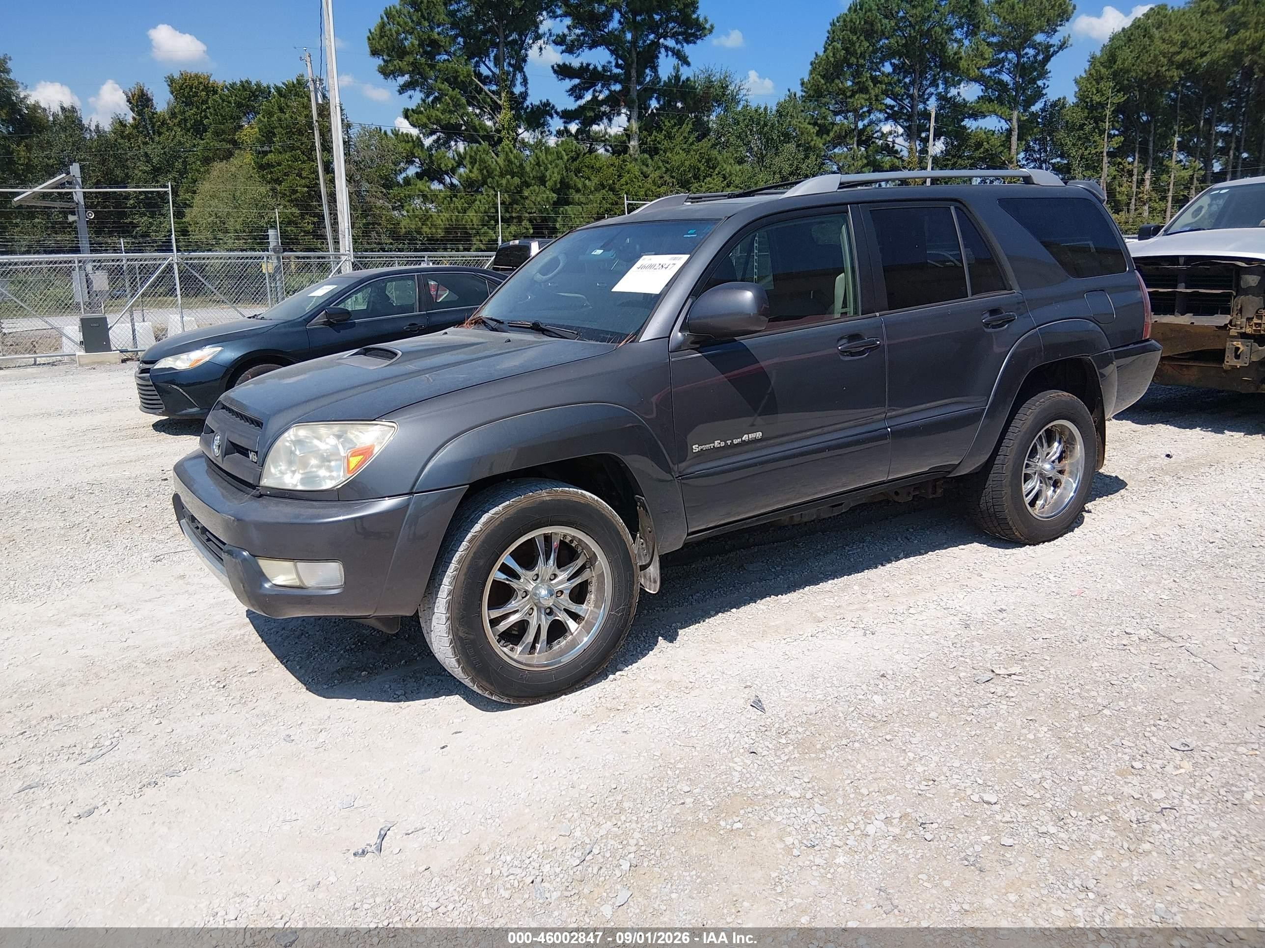 2004 Toyota 4runner Sr5 Sport V8 Gray vin: JTEBT14R140033136