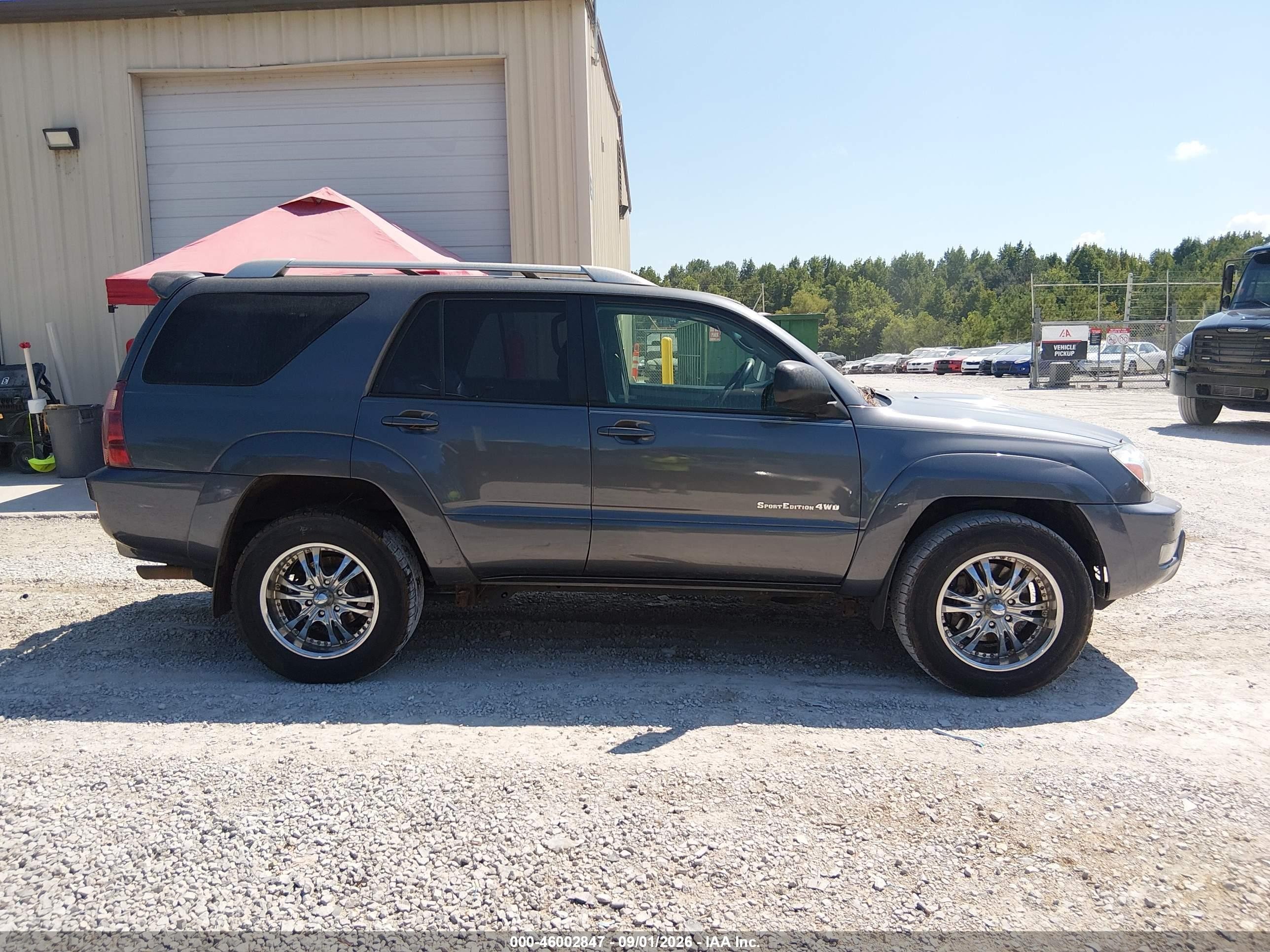 2004 Toyota 4runner Sr5 Sport V8 Gray vin: JTEBT14R140033136