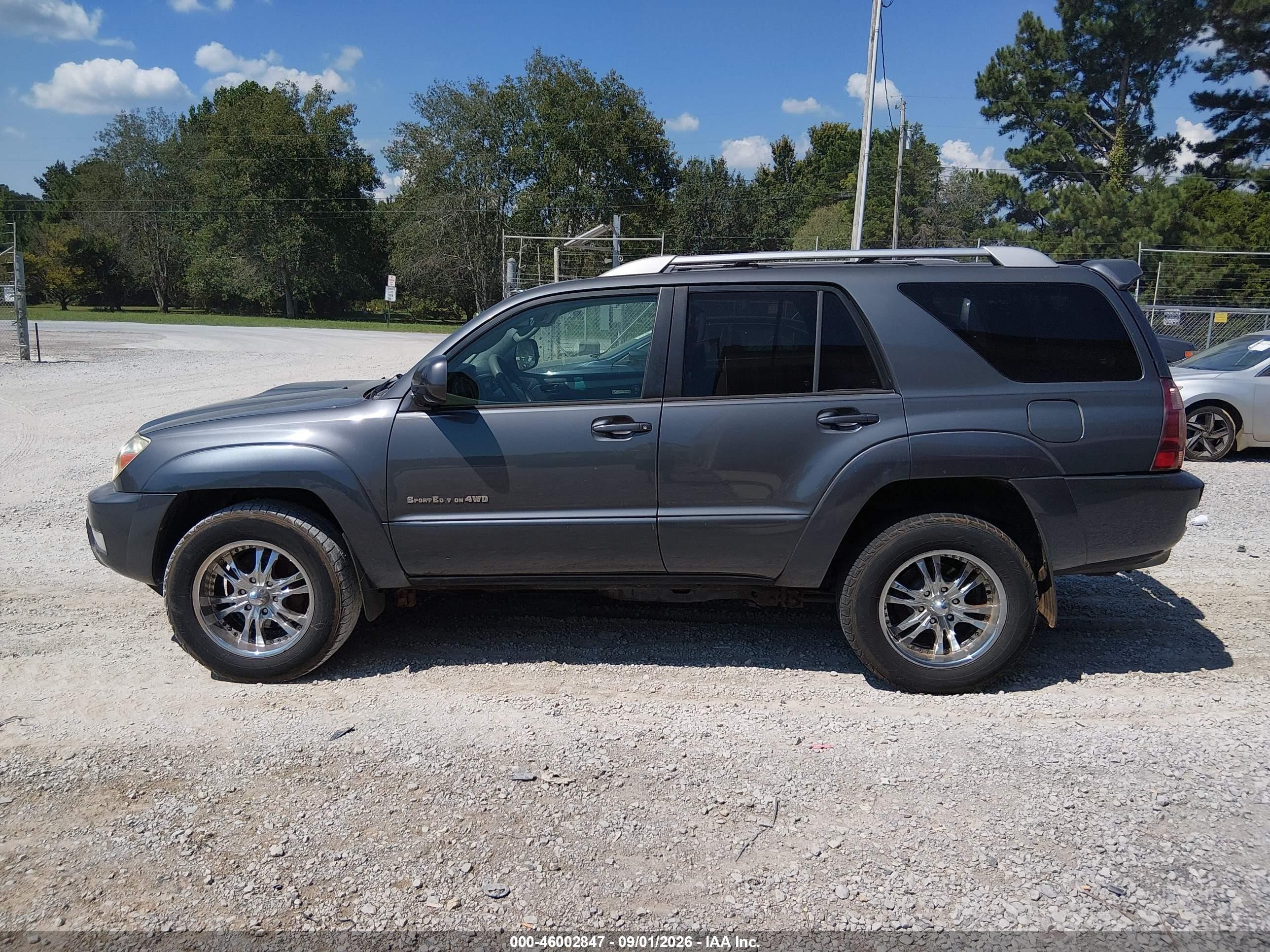 2004 Toyota 4runner Sr5 Sport V8 Gray vin: JTEBT14R140033136