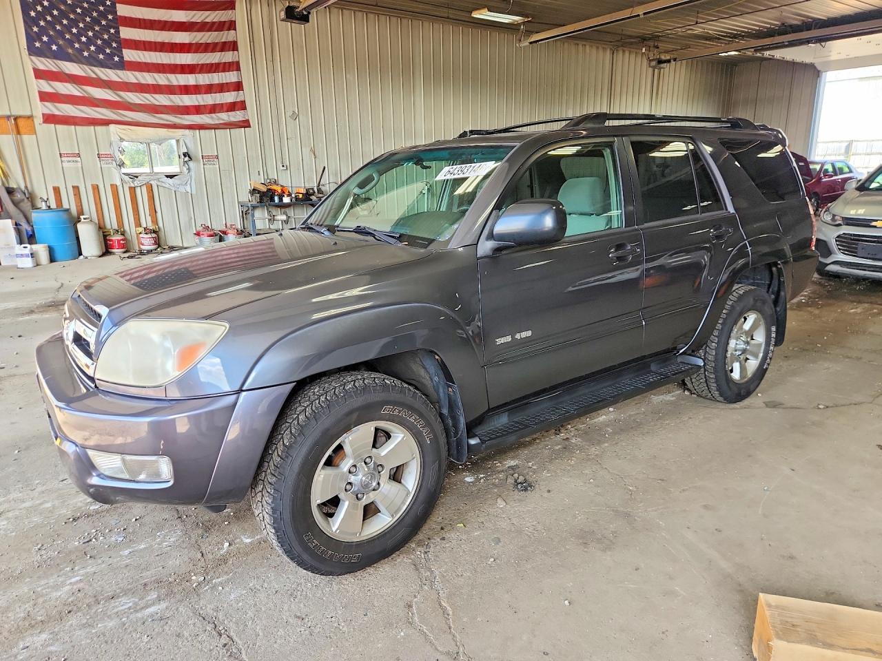 2005 Toyota 4runner Sr5 Gray vin: JTEBT14R158027159