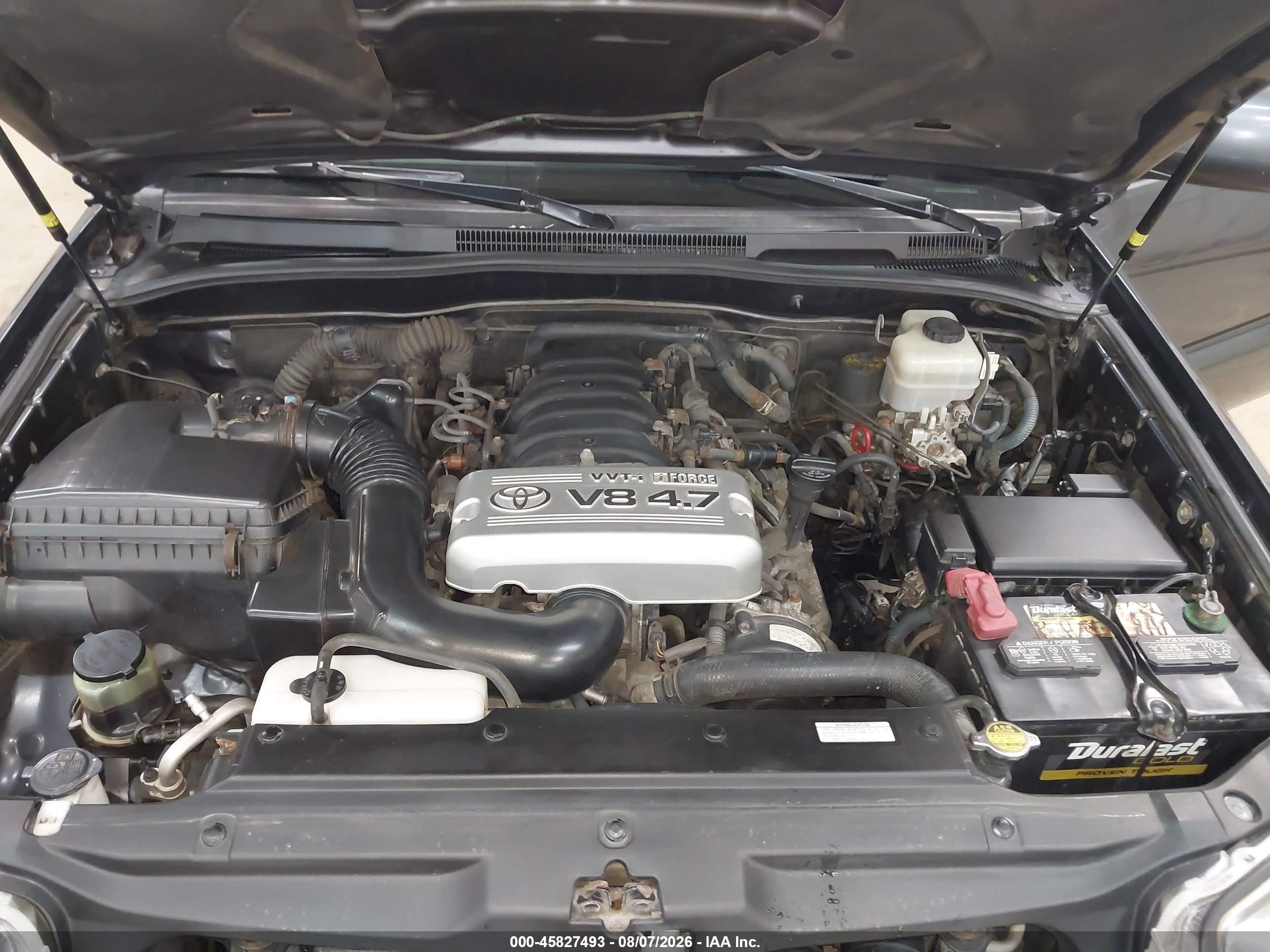 2006 Toyota 4runner Sr5 Sport V8 Gray vin: JTEBT14R168035179