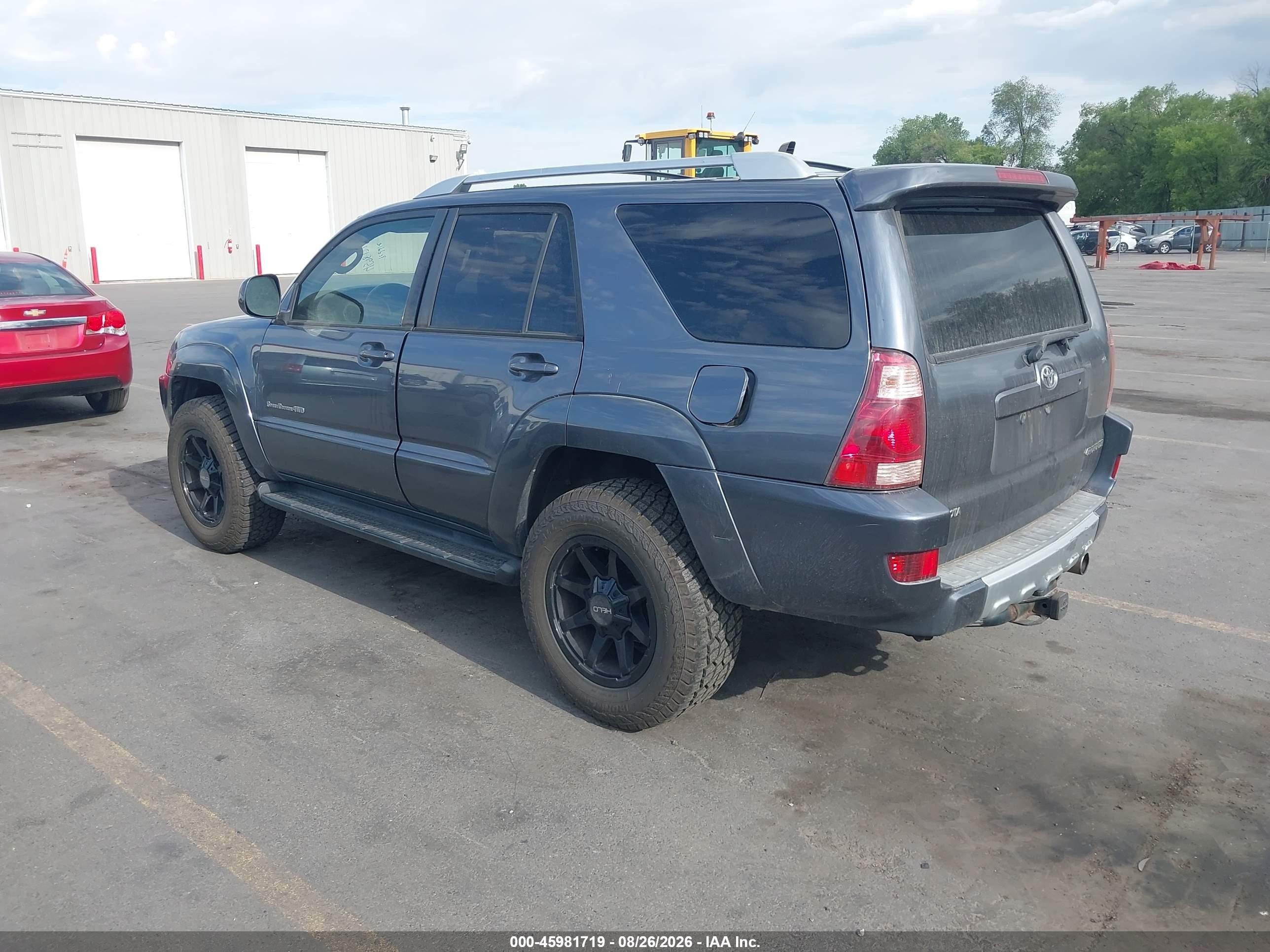 2004 Toyota 4runner Sr5 Sport V8 Gray vin: JTEBT14R240034070