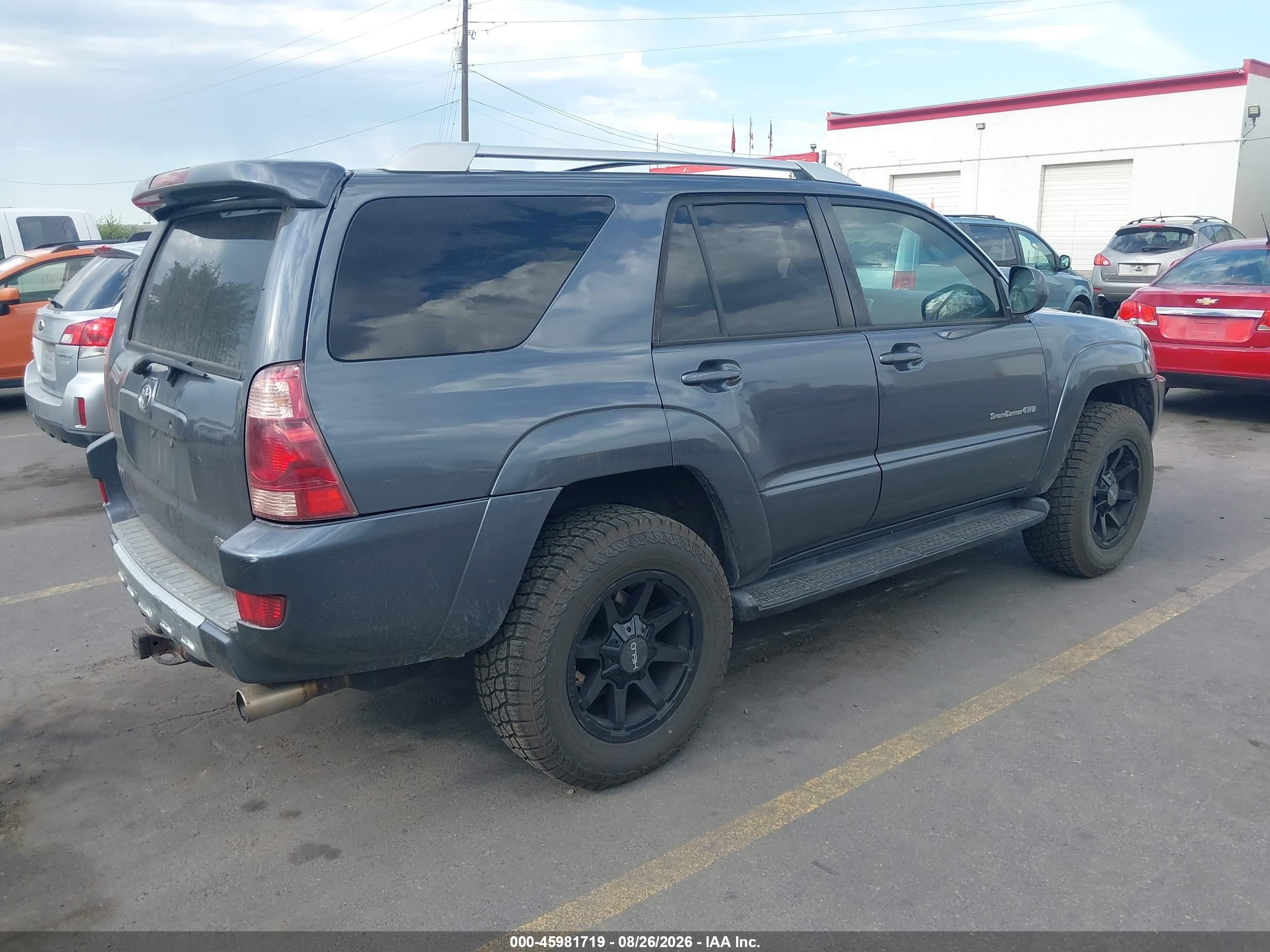 2004 Toyota 4runner Sr5 Sport V8 Gray vin: JTEBT14R240034070