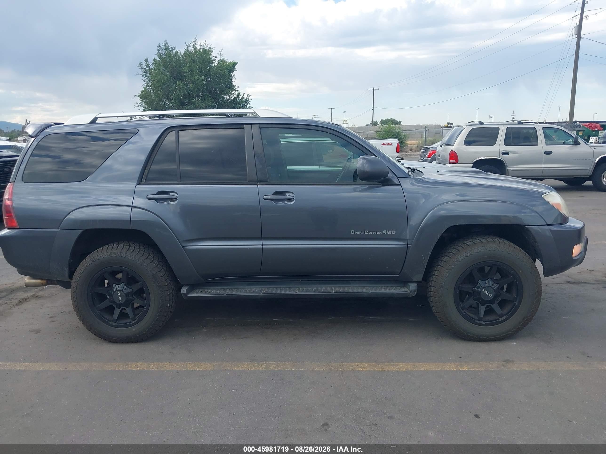 2004 Toyota 4runner Sr5 Sport V8 Gray vin: JTEBT14R240034070