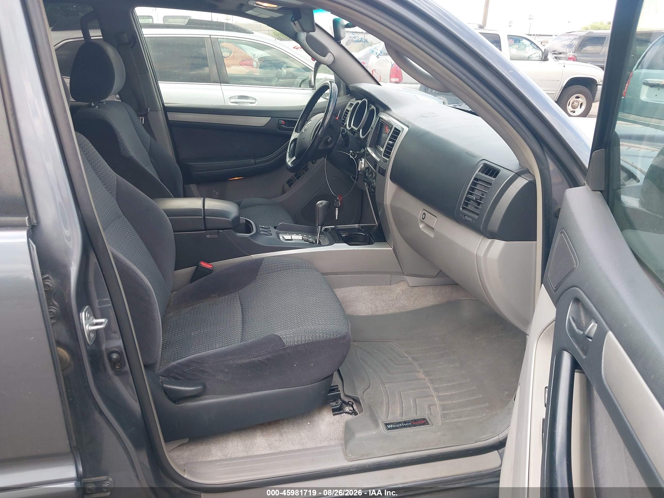 2004 Toyota 4runner Sr5 Sport V8 Gray vin: JTEBT14R240034070